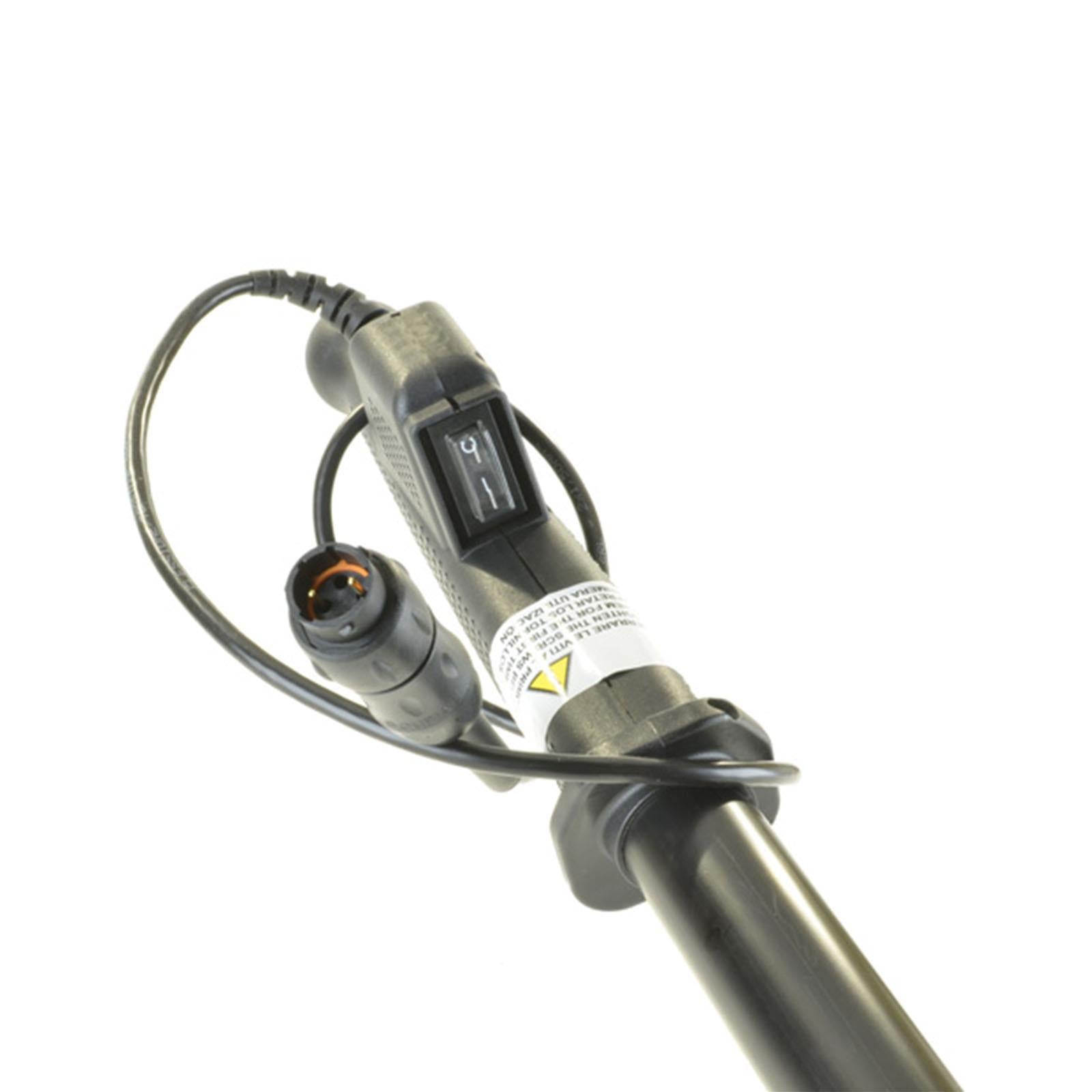 Abbacchiatore elettrico a karbonium evo al300 centralina 12-33 v asta telescopica