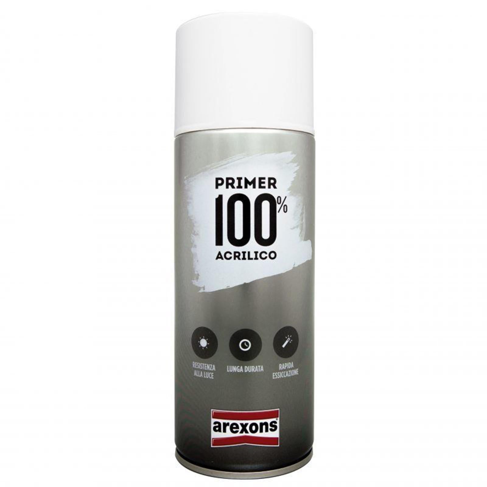 Primer 100% acrilico fondo aggrappante plastica vernice spray colore vernici