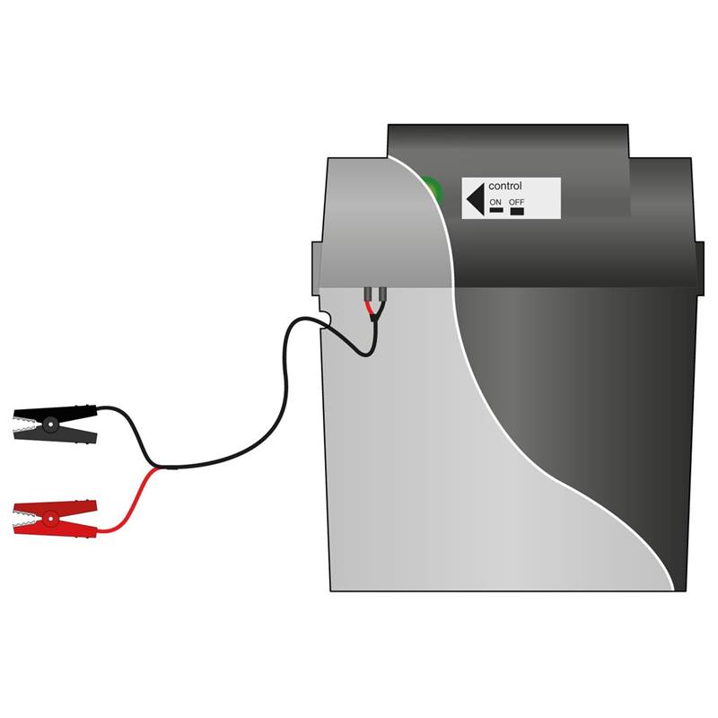 Set di morsetti per accumulatore e batteria, collegamento da 12 V