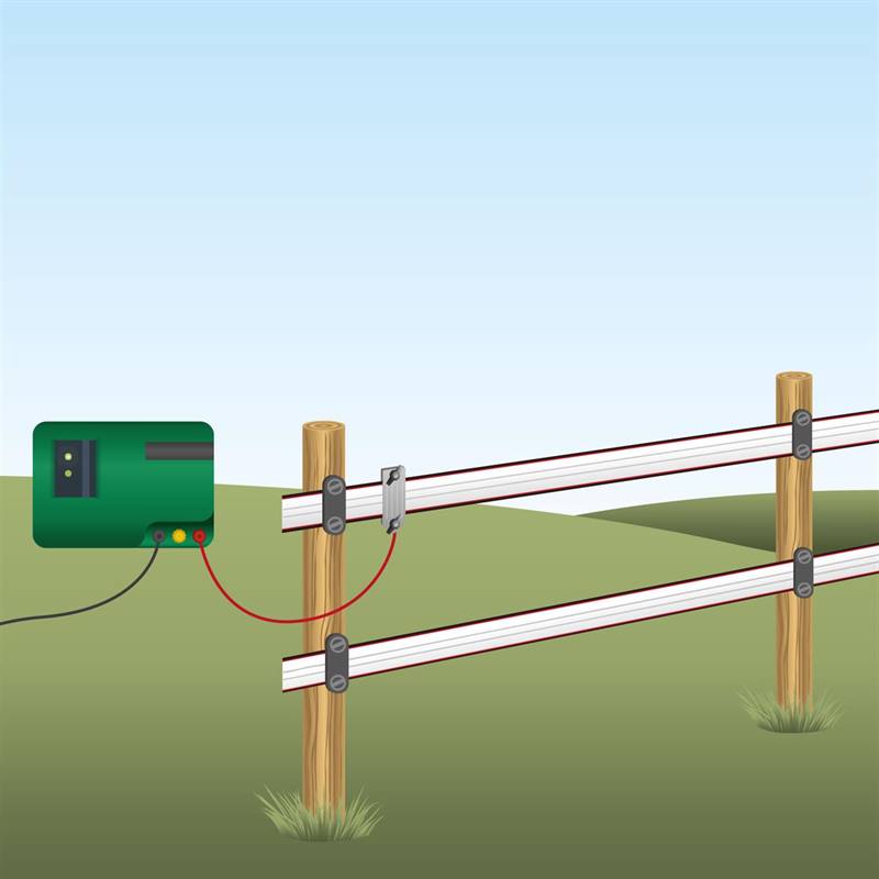 Cavo di collegamento per nastro con morsa stringi fettuccia 130 cm