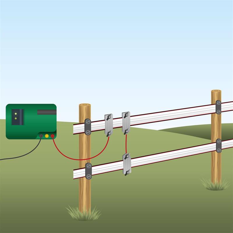 Cavo di collegamento per nastro con morsa stringi fettuccia 80 cm
