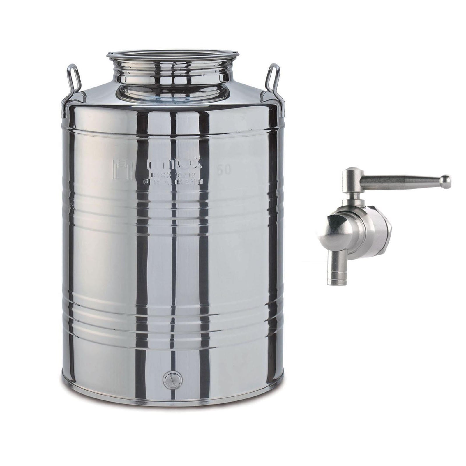 Contenitore in acciaio inox AISI 304 "Made in Italy" per olio d'oliva