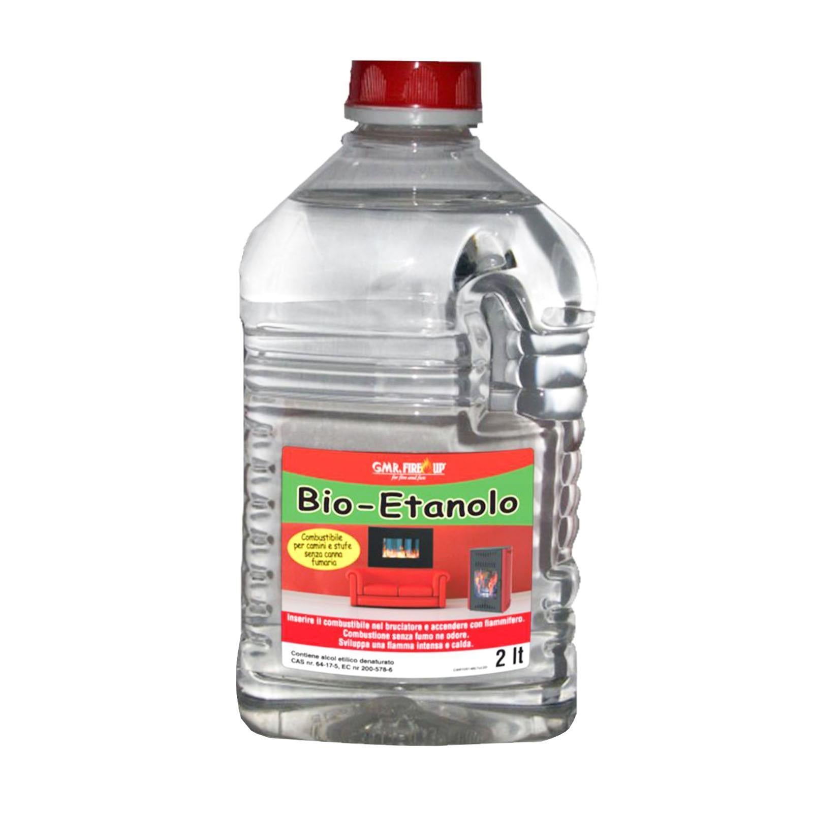 Bioetanolo inodore e antifumo, combustibile per biocamino e stufa
