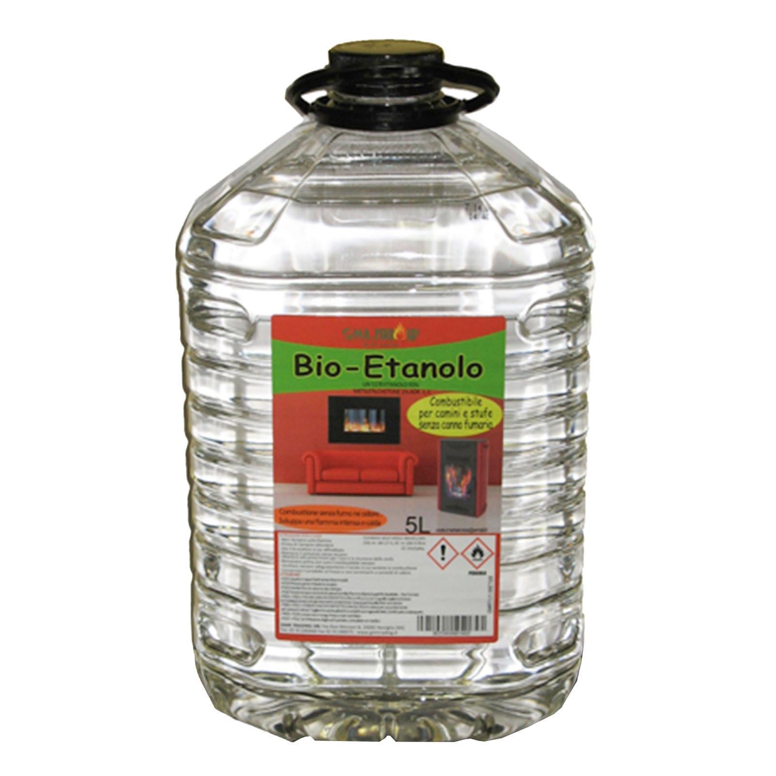 Bioetanolo inodore e antifumo, combustibile per biocamino e stufa