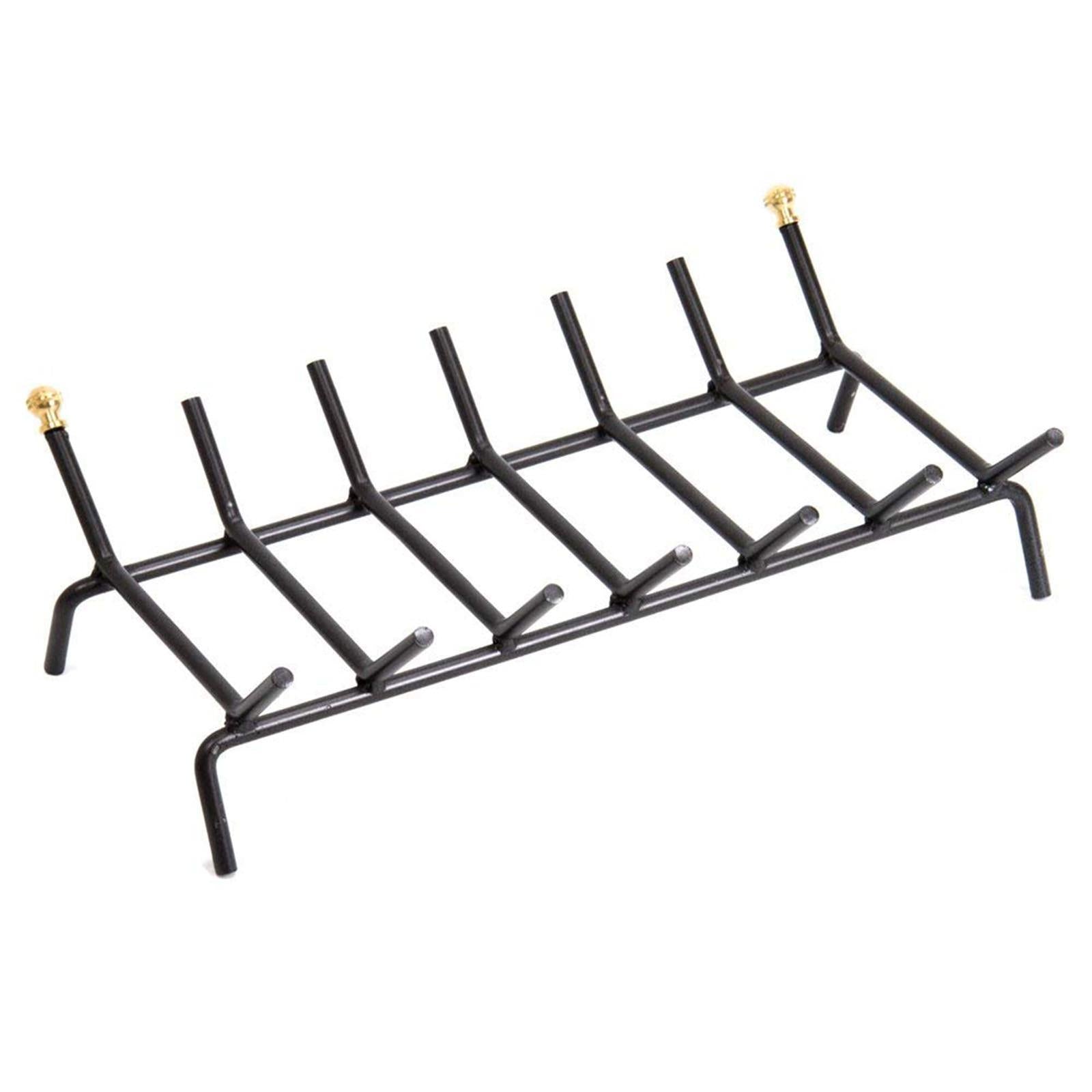 Porta legna braciere basso per camino e stufe in ferro battuto "Made in Italy"