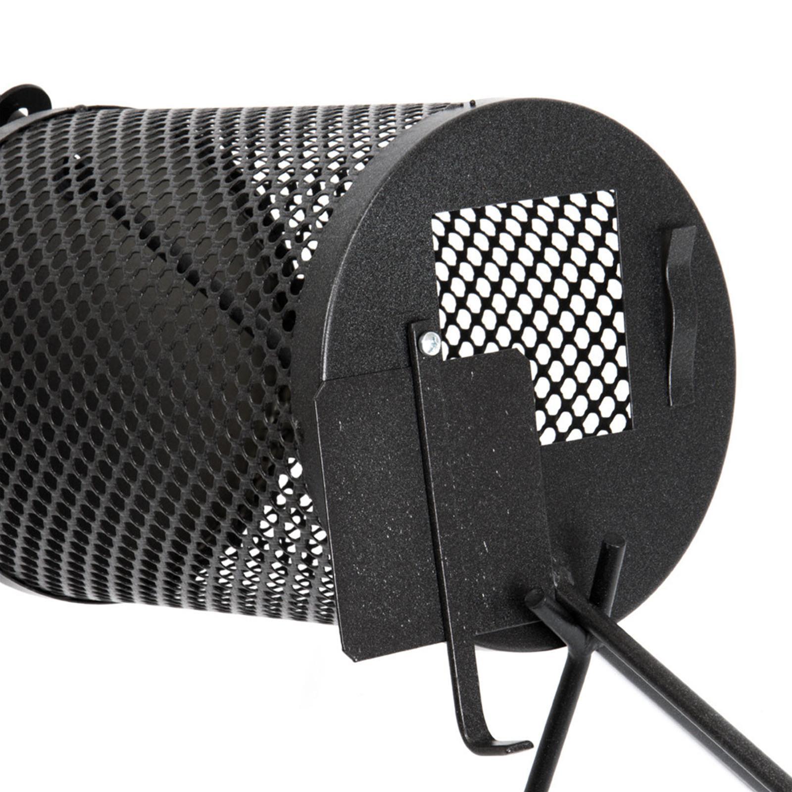 GIRA CASTAGNE FORATO PER CAMINO BARBECUE GIREVOLE CUOCI CASTEGNE GIRARROSTO