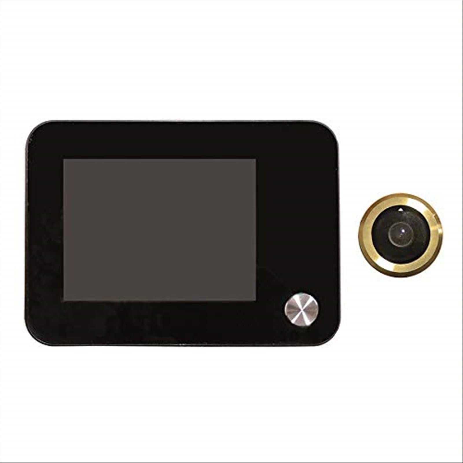 Spioncino porta digitale elettronico registra video e foto telecamera 120° zoom bravo