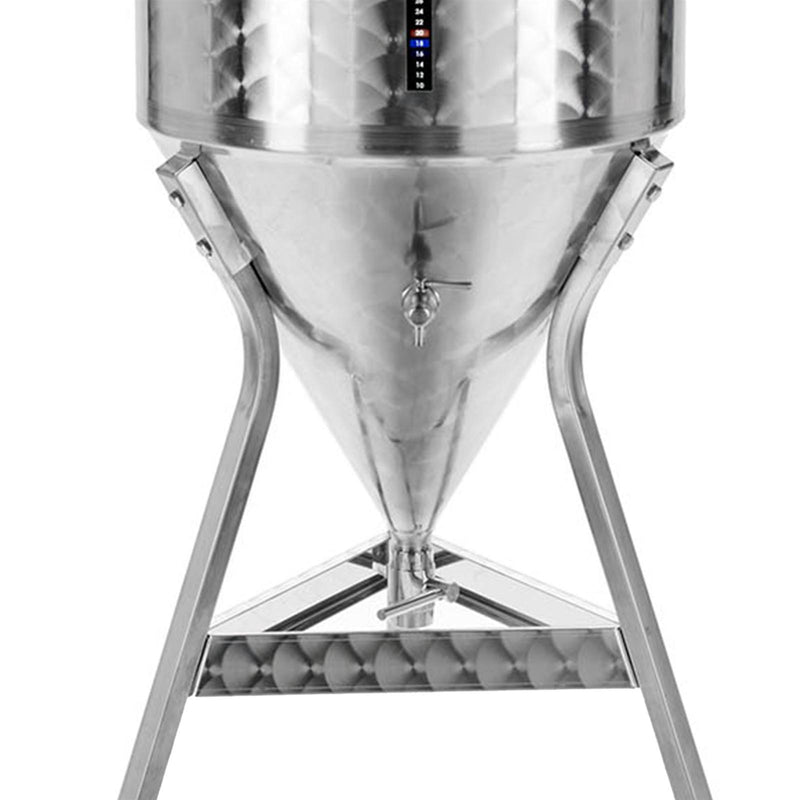 Fermentatore fondo conico 60° inox professionale bollitore birra artigianale birre fermentatori (55 lt)