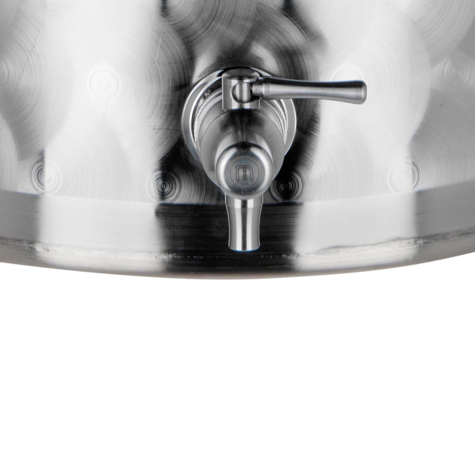 Fermentatore fondo piano inox professionale bollitore birra artigianale birre fermentatori (35 lt)