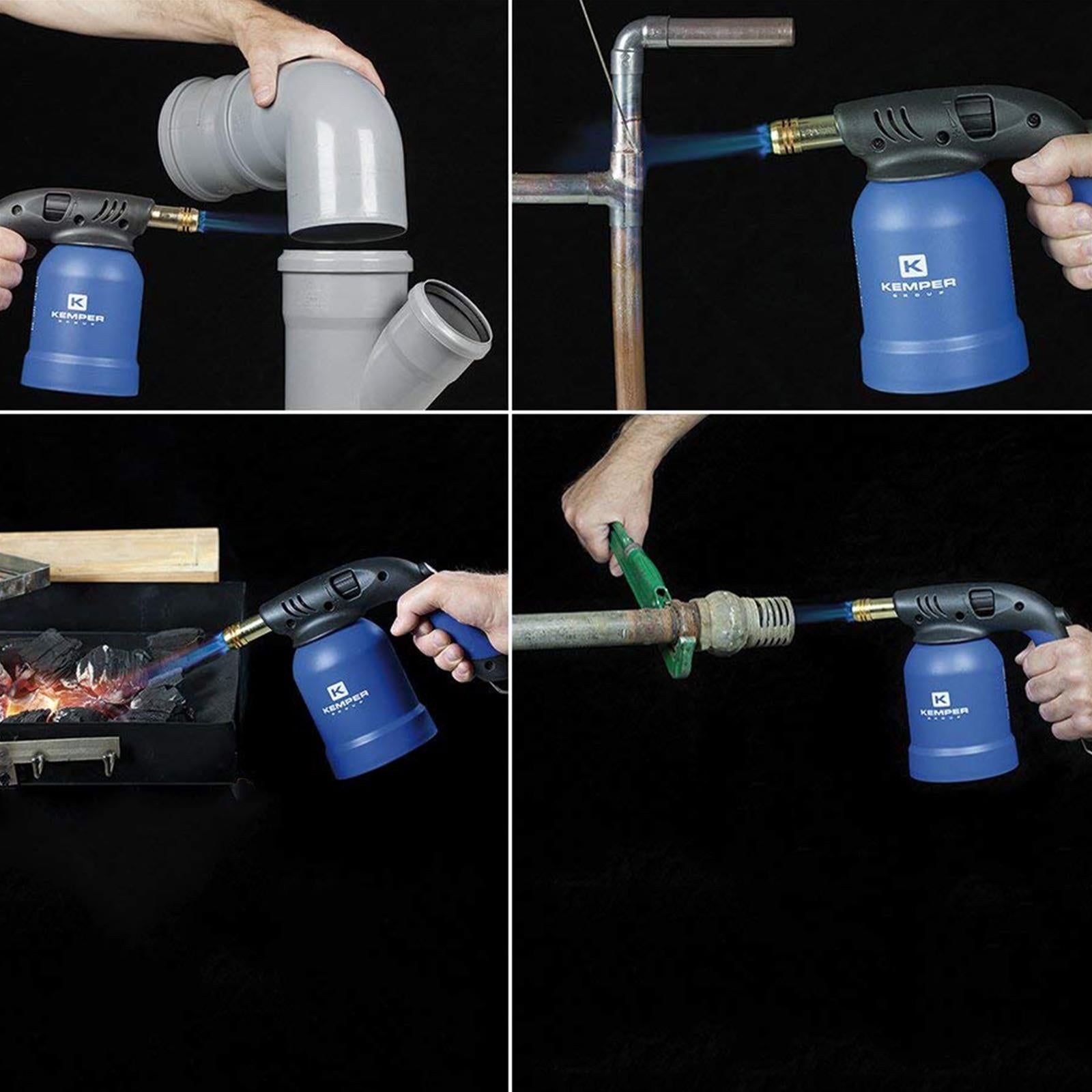 Lampada saldatore tornado gas accensione piezo caramellizatore fiamma ossidrica