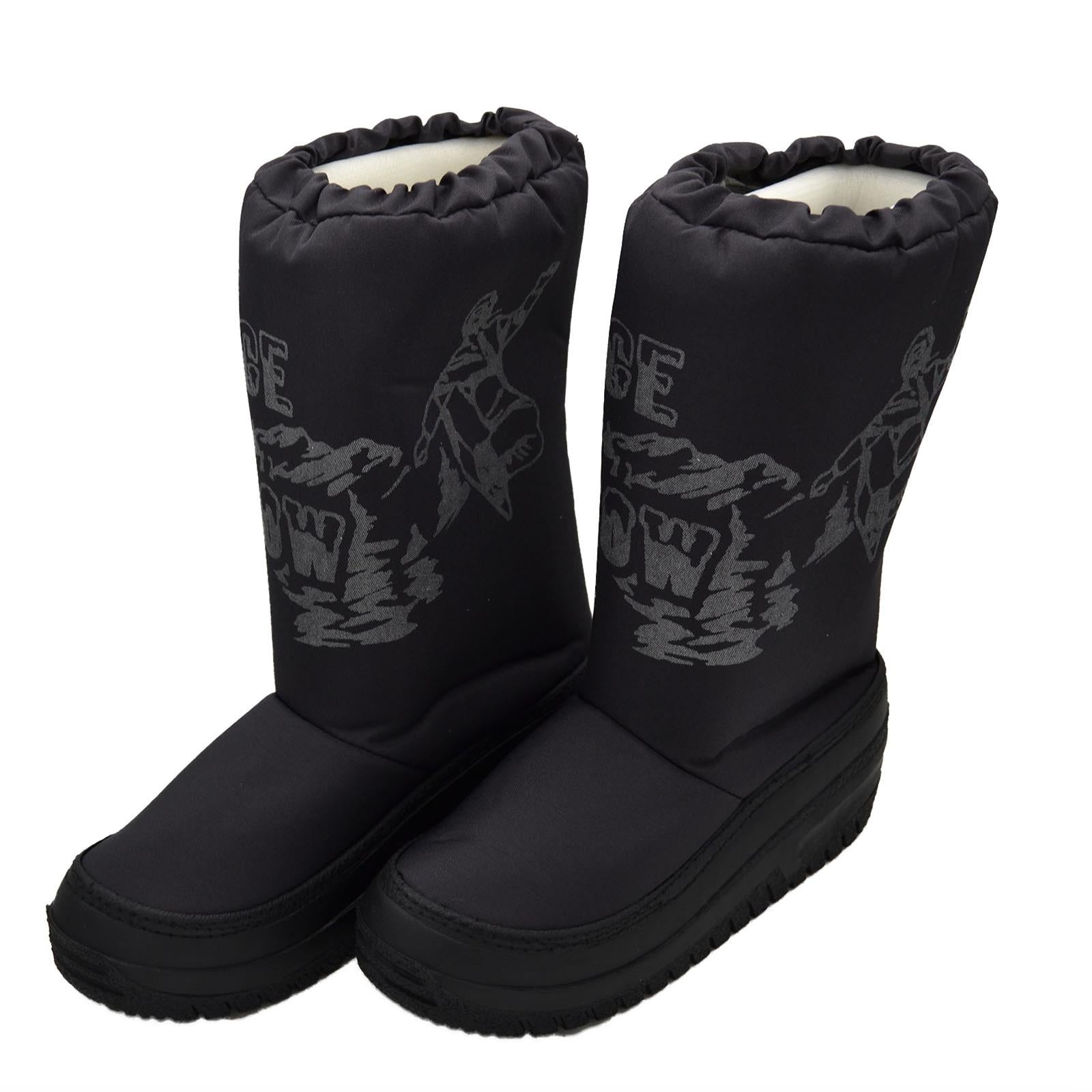 Stivali doposci da neve imbottiti (35-36 - nero)