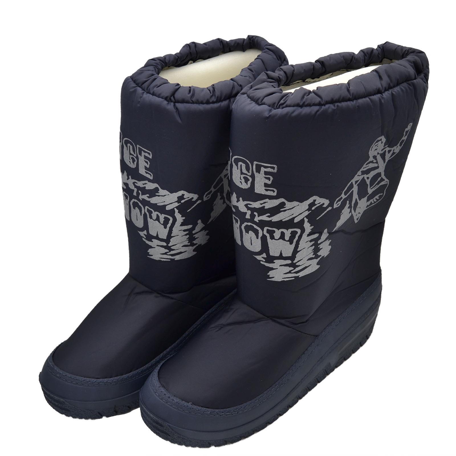 Scarponi doposci uomo, donna e bambino "Snow boot" stivali imbottiti da neve