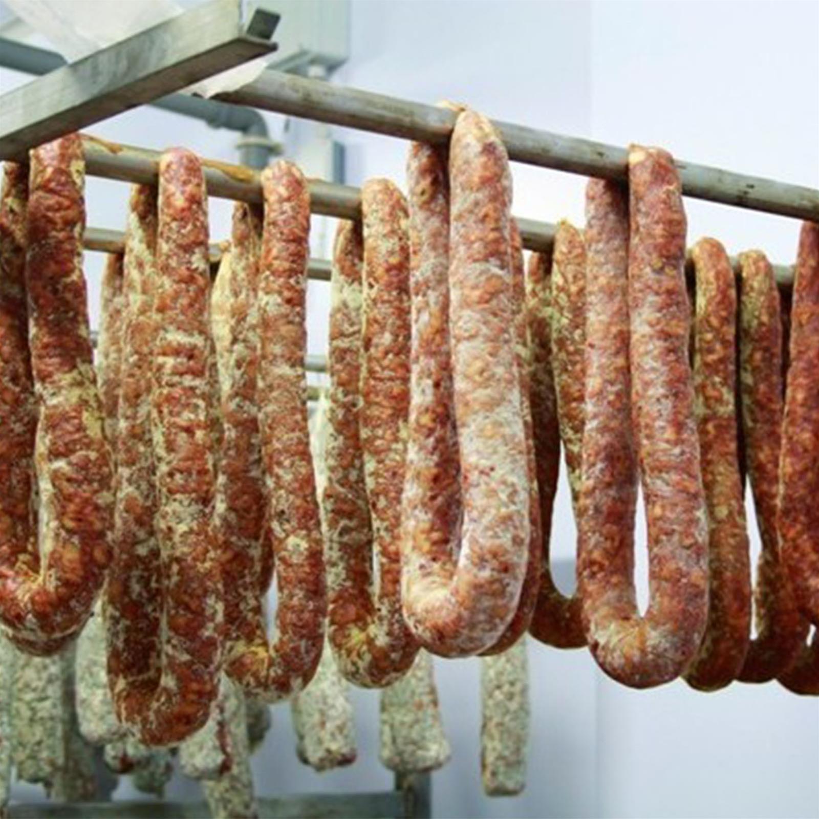 Torta 15 mt salata bovino 40/43 budelle budello naturale salsiccia secca 15 kg budella salami salumi insaccati