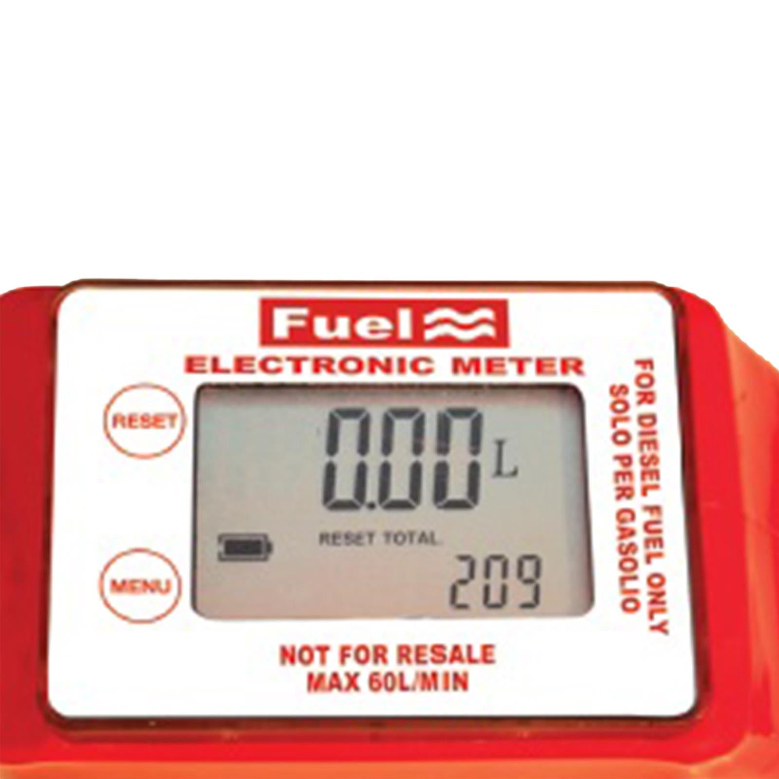 Pistola automatica con contalitri digitale gasolio carburante raccordo girevole 729/em/g