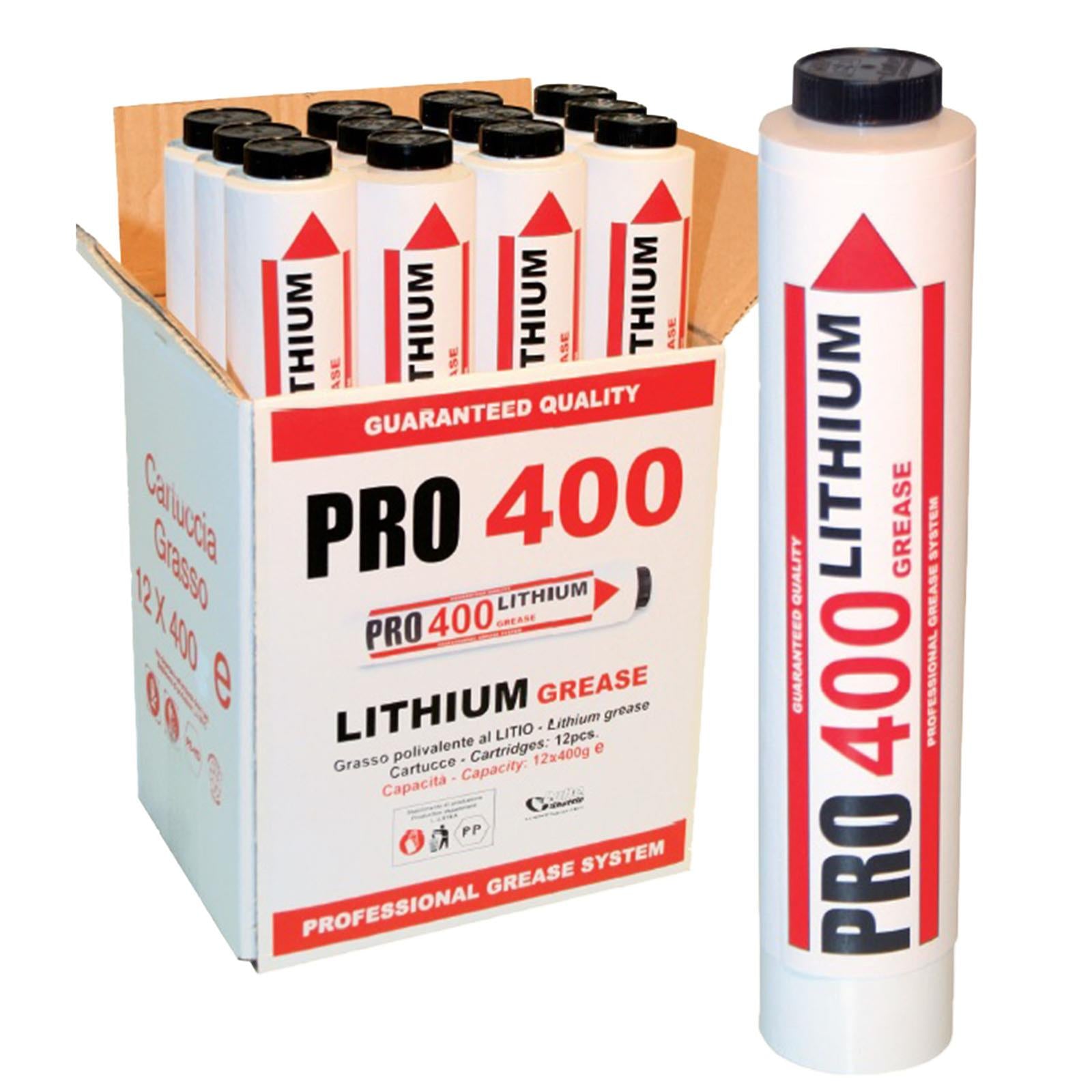 Pz 12 cartuccia grasso a vite ingrassatore lube shuttle cartucce 400 gr maestri