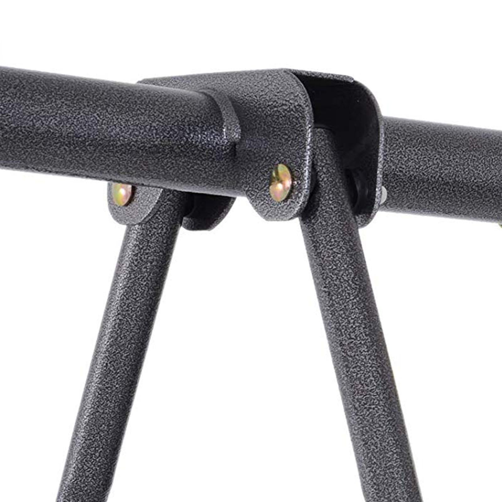 Altalena con struttura in metallo da giardino per bambini con seggiolino da esterno