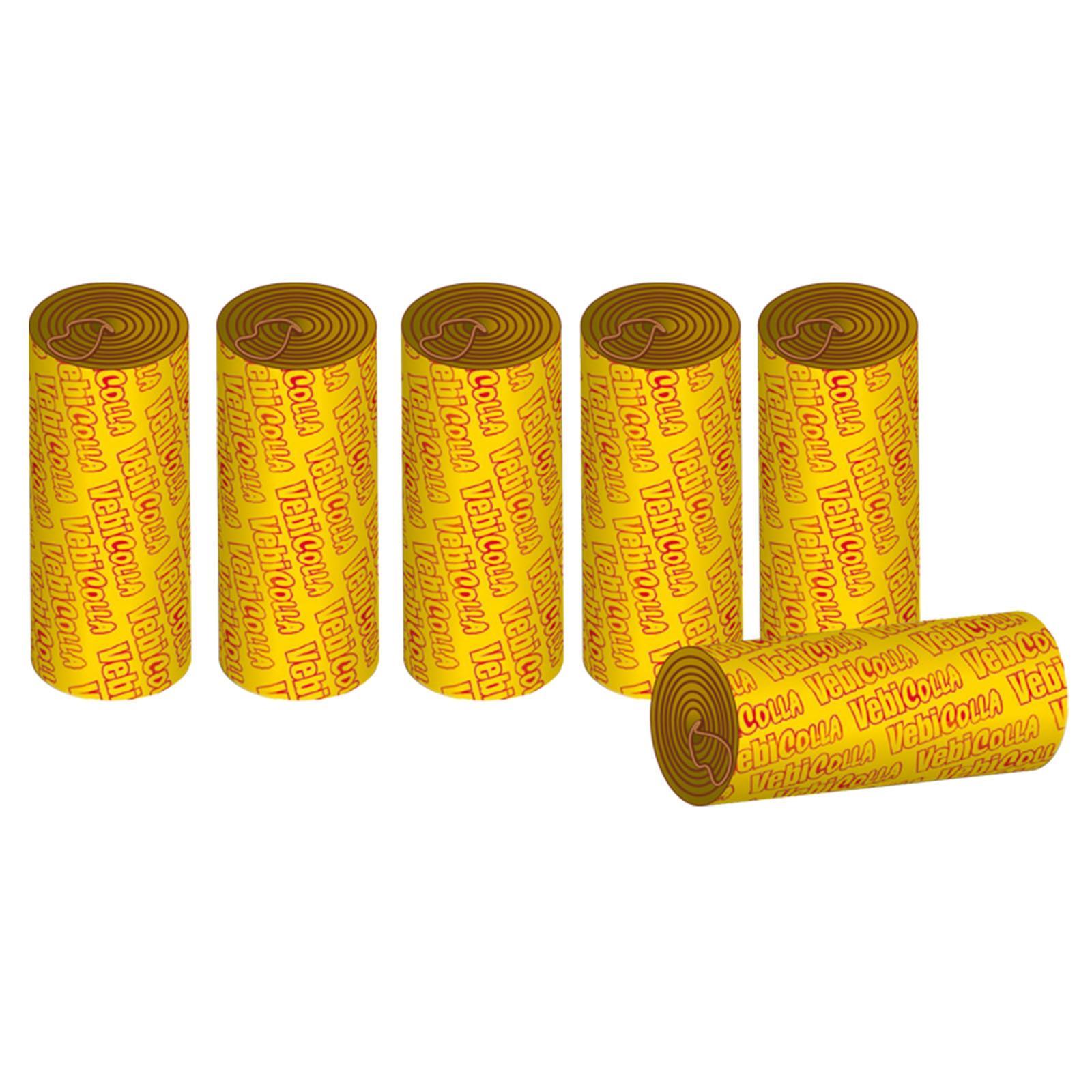 PZ 6 ROTOLINI INSETTICIDA ANTIMOSCHE TRAPPOLA ADESIVA VEBICOLLA MOSCHE MOSCERINI