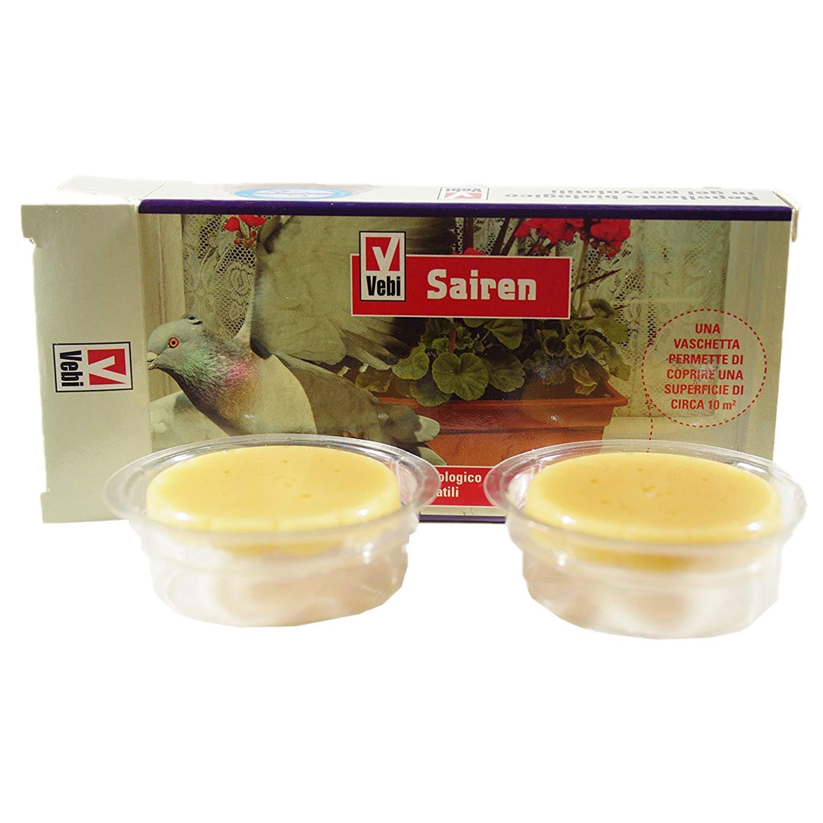 Pz 2 repellente disabituante per piccioni volatili biologico in gel sairen