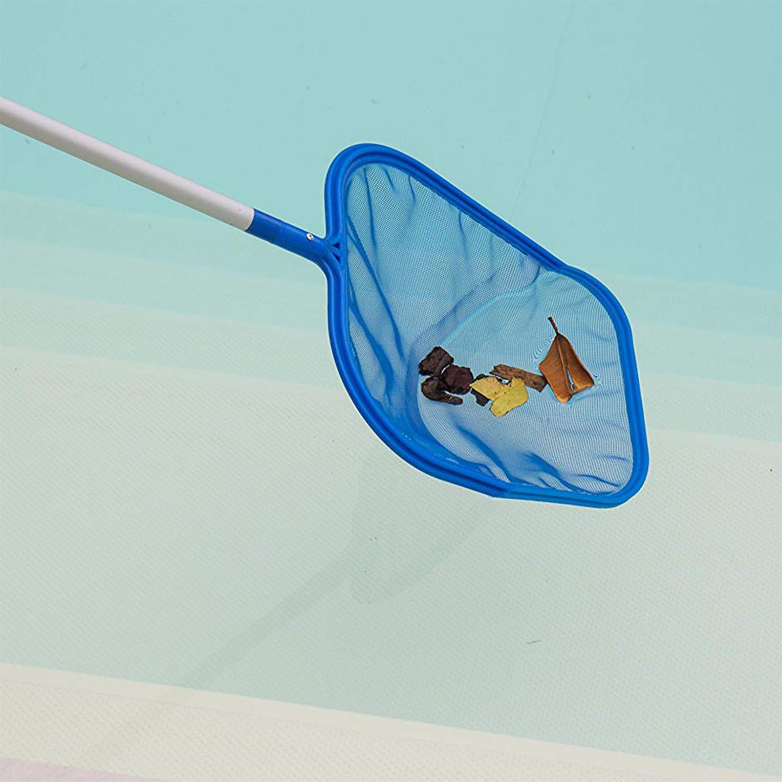 RETINO DI SUPERFICIE CON MANICO ASTA 150 CM 5 SEZIONI ALLUNGABILE ALLUMINIO PISCINE PISCINA