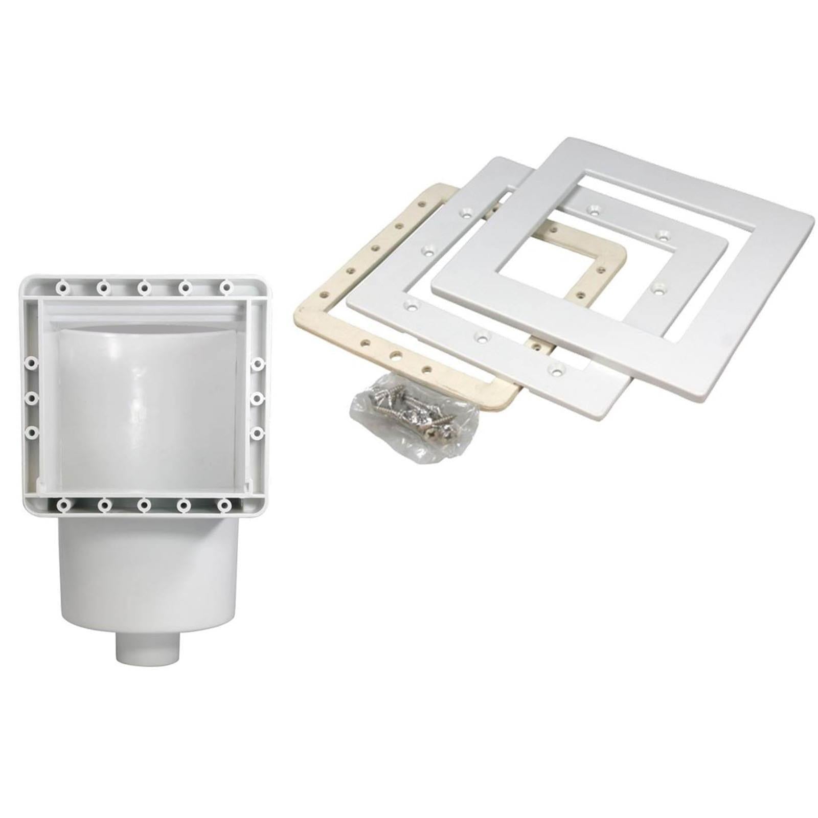 SKIMMER AR100 PER PISCINA RIGIDA GRE DA MURO PARETE COMPLETO VALVOLA RITORNO