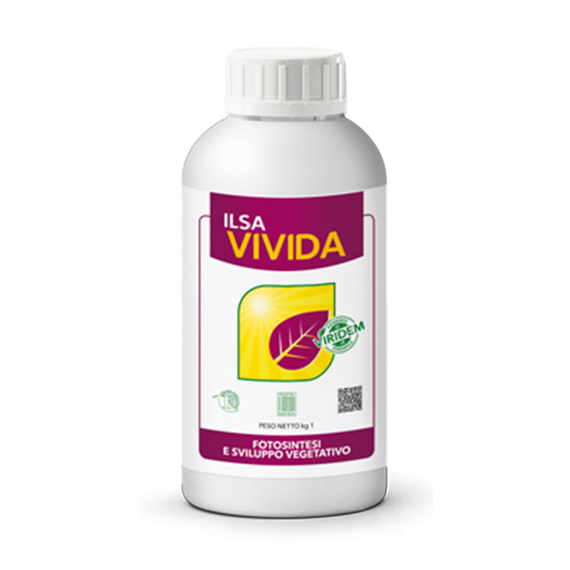 Concime fogliare azotato "ILSA Vivida" a base di azoto per frutteti e ortaggi 1 lt