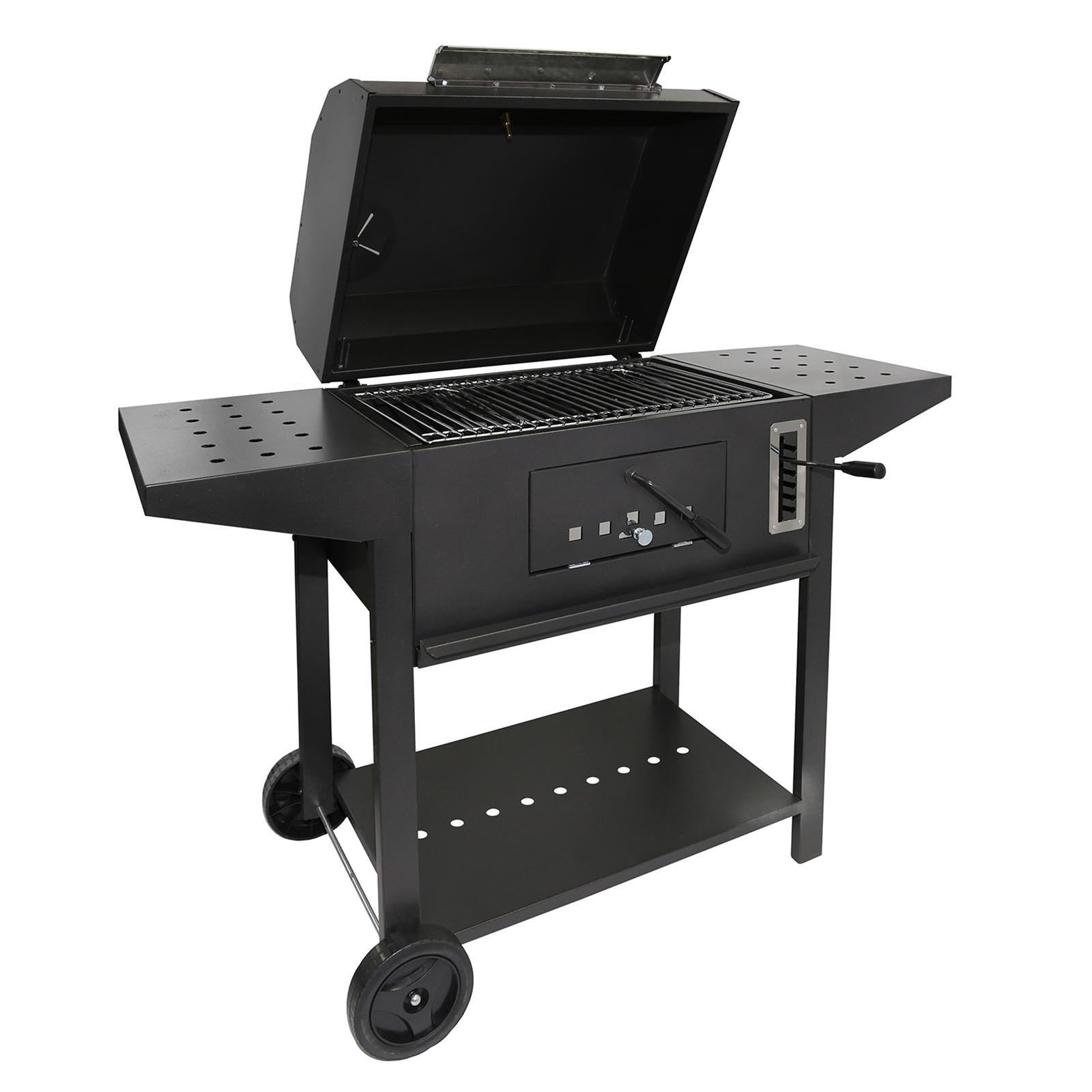 BARBECUE A CARBONE TESEO 127 X 70 BBQ FORNELLO BRACE GRIGLIA MOBILE FONACELLA FORNACETTA