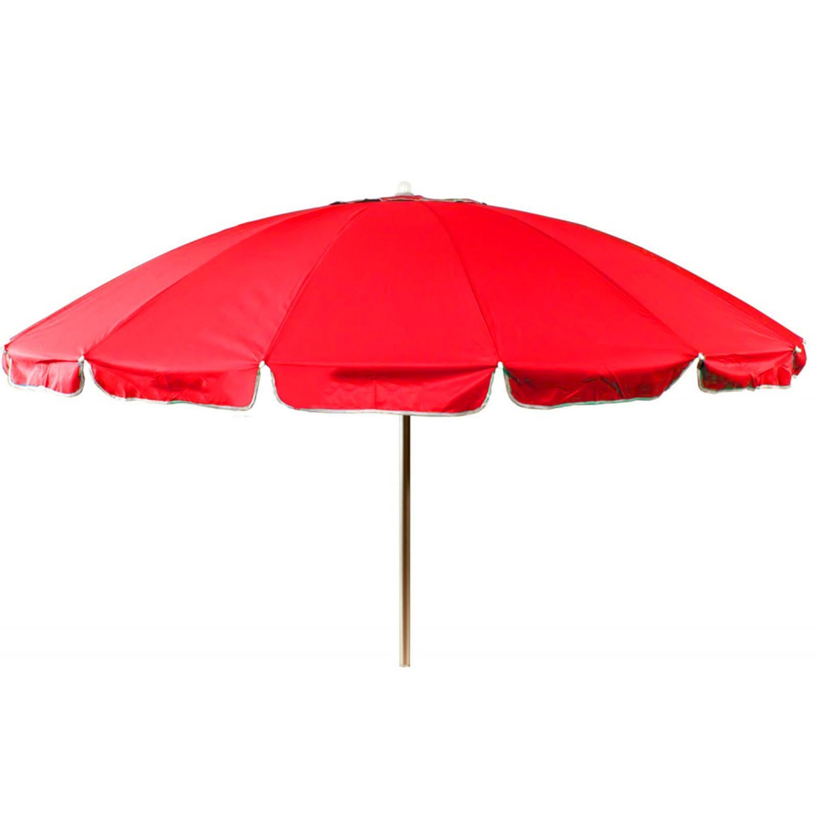 Ombrellone da mare con aste in fibra di vetro palo in alluminio orientabile