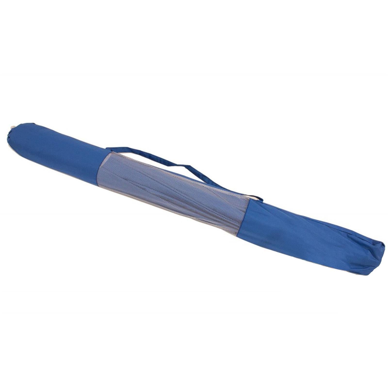 Ombrellone da mare con aste in fibra di vetro palo in alluminio orientabile