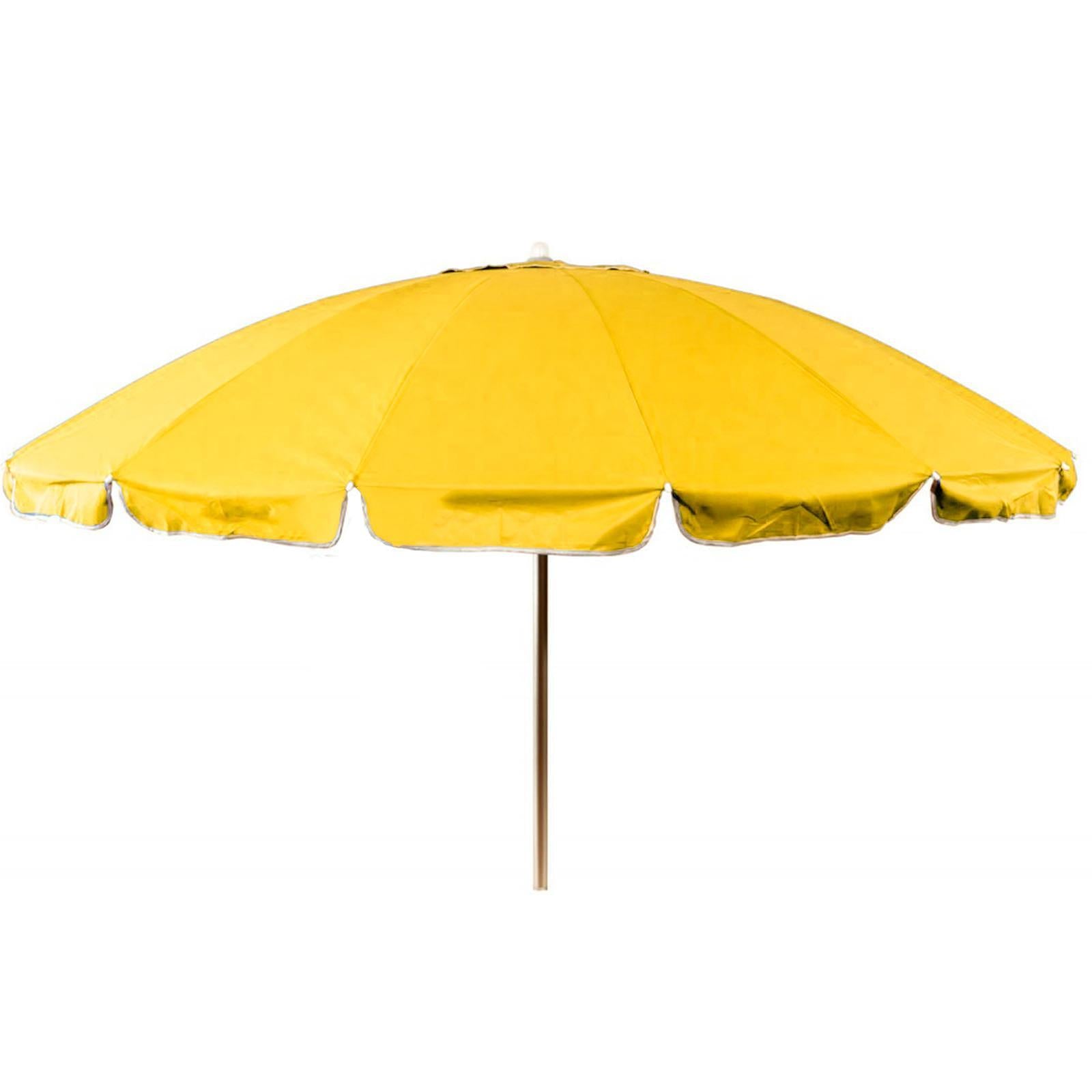 Ombrellone da mare con aste in fibra di vetro palo in alluminio orientabile