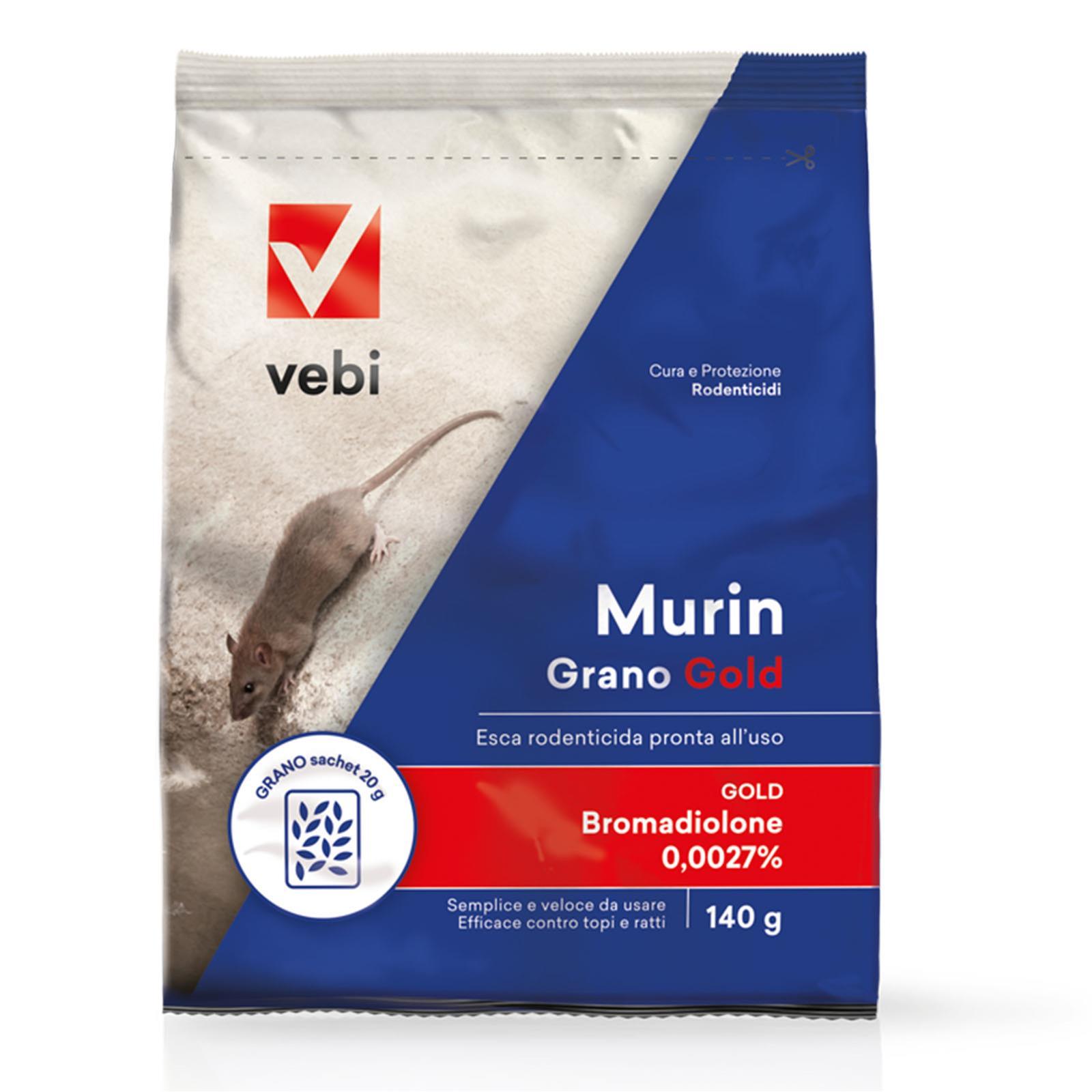 Esca topicida "Munir Forte pasta" bocconi per topi, ratti e arvicole veleno rodenticida