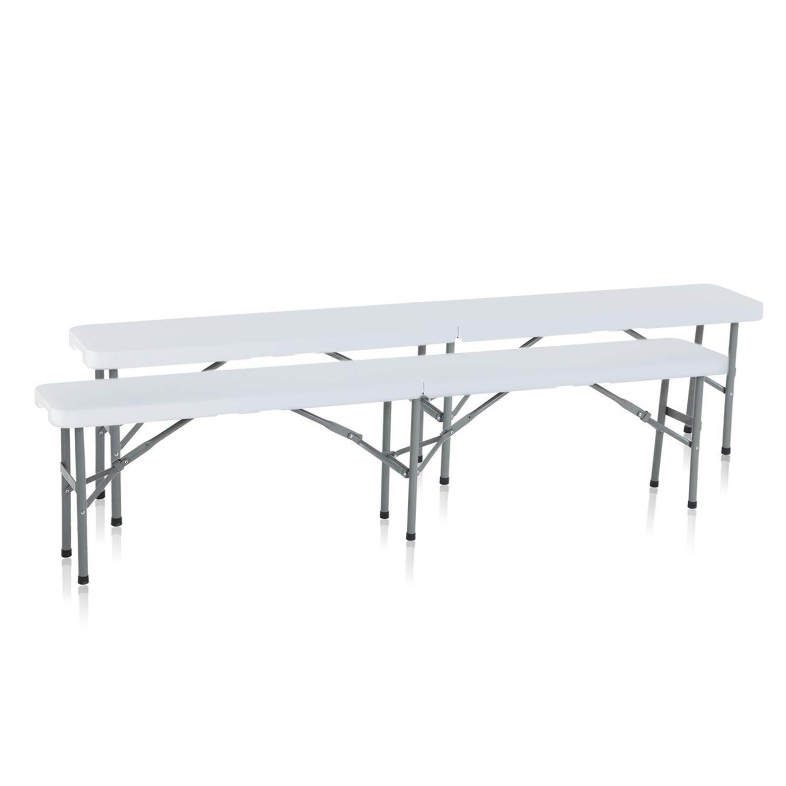 Tavolo pieghevole da catering e campeggio a valigetta con maniglia