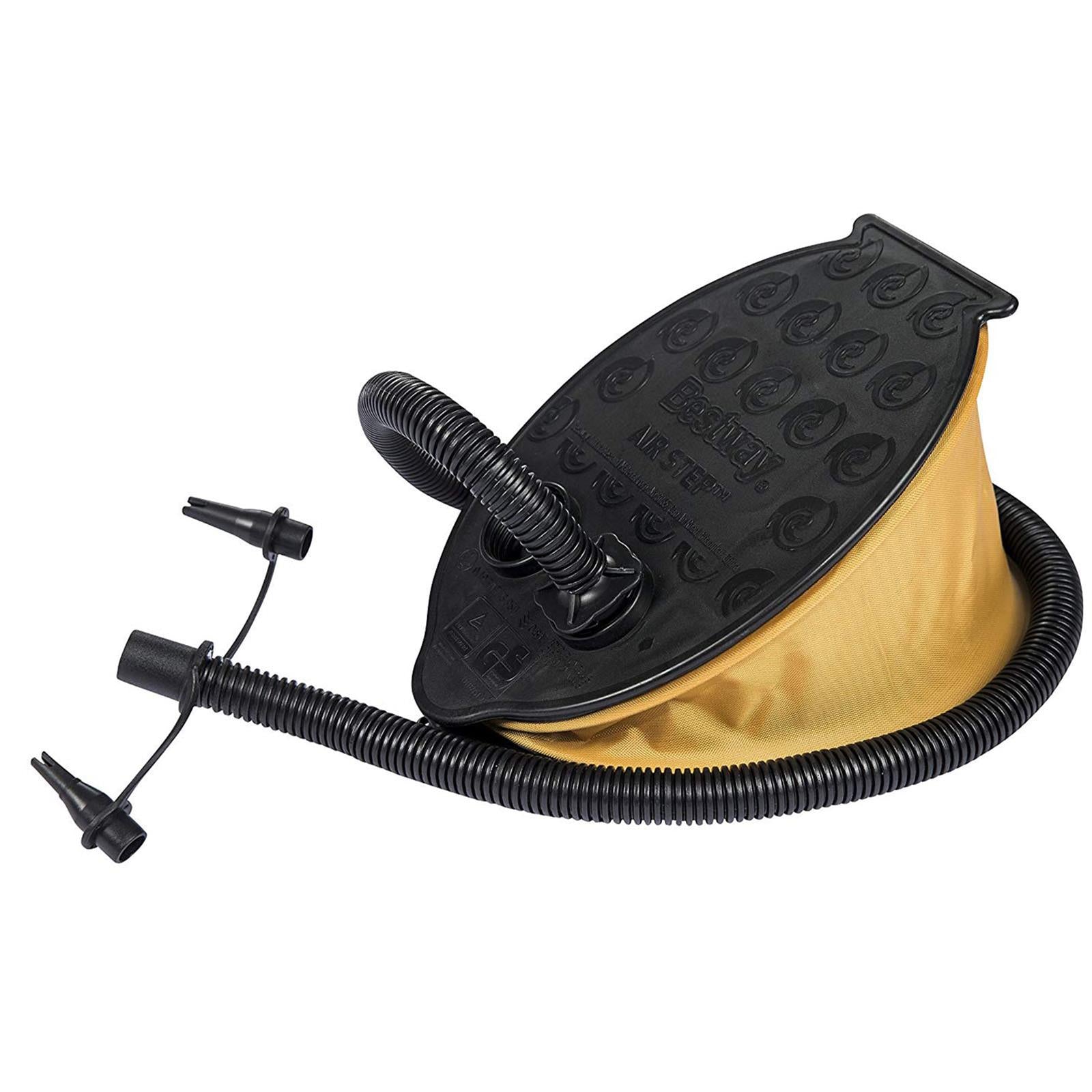 Pompa gonfiaggio e sgonfiaggio a pedale per materassini gonfiabili campeggio