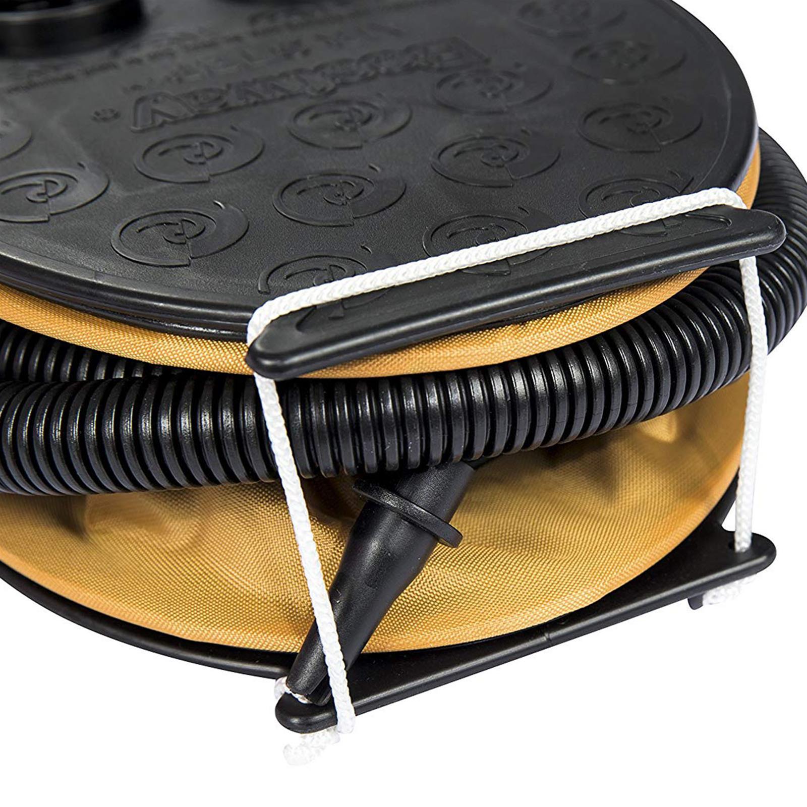 Pompa gonfiaggio e sgonfiaggio a pedale per materassini gonfiabili campeggio