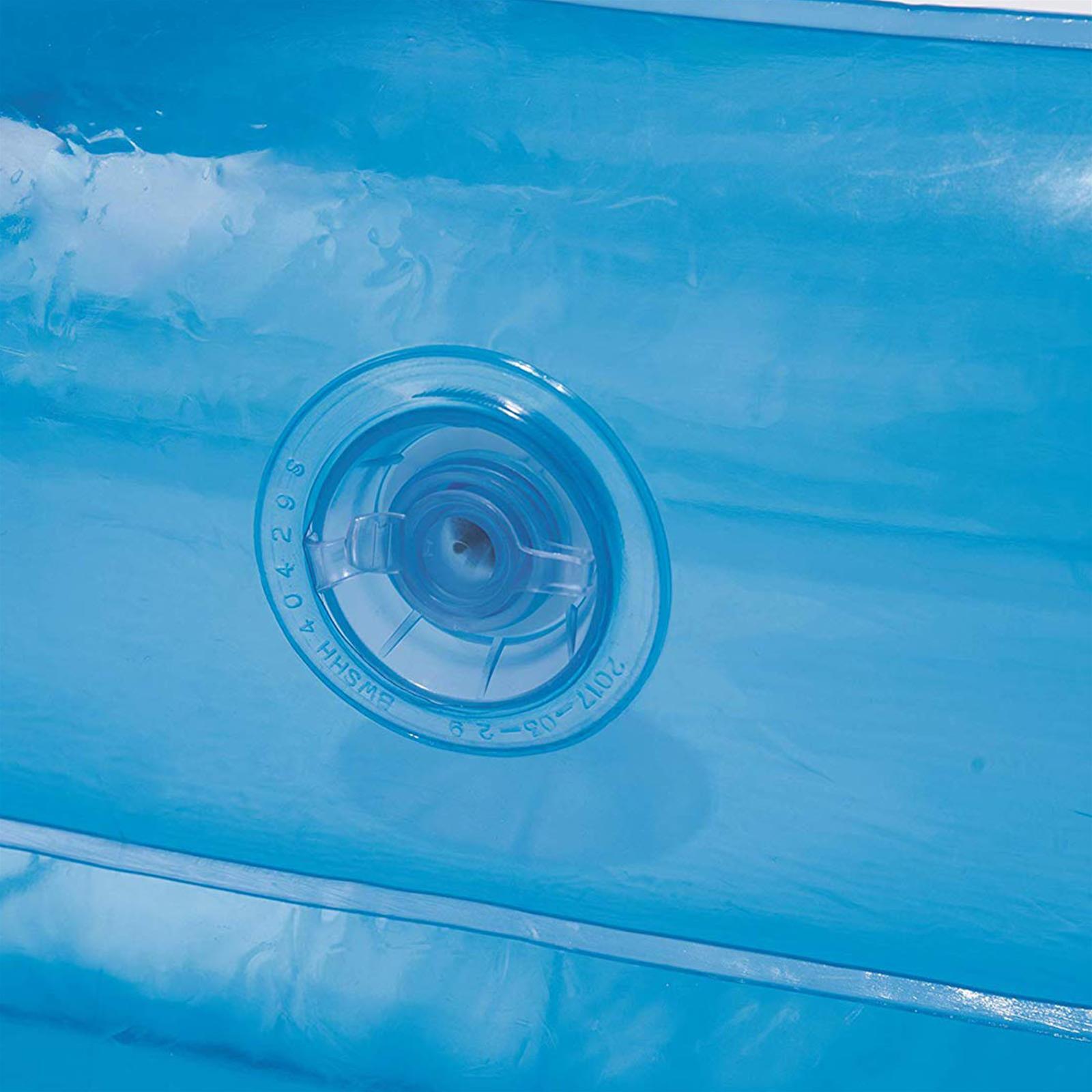 PISCINA GONFIABILE RETTANGOLARE 269 X 175 CM DA GIARDINO BALCONE VERANDA BAMBINI