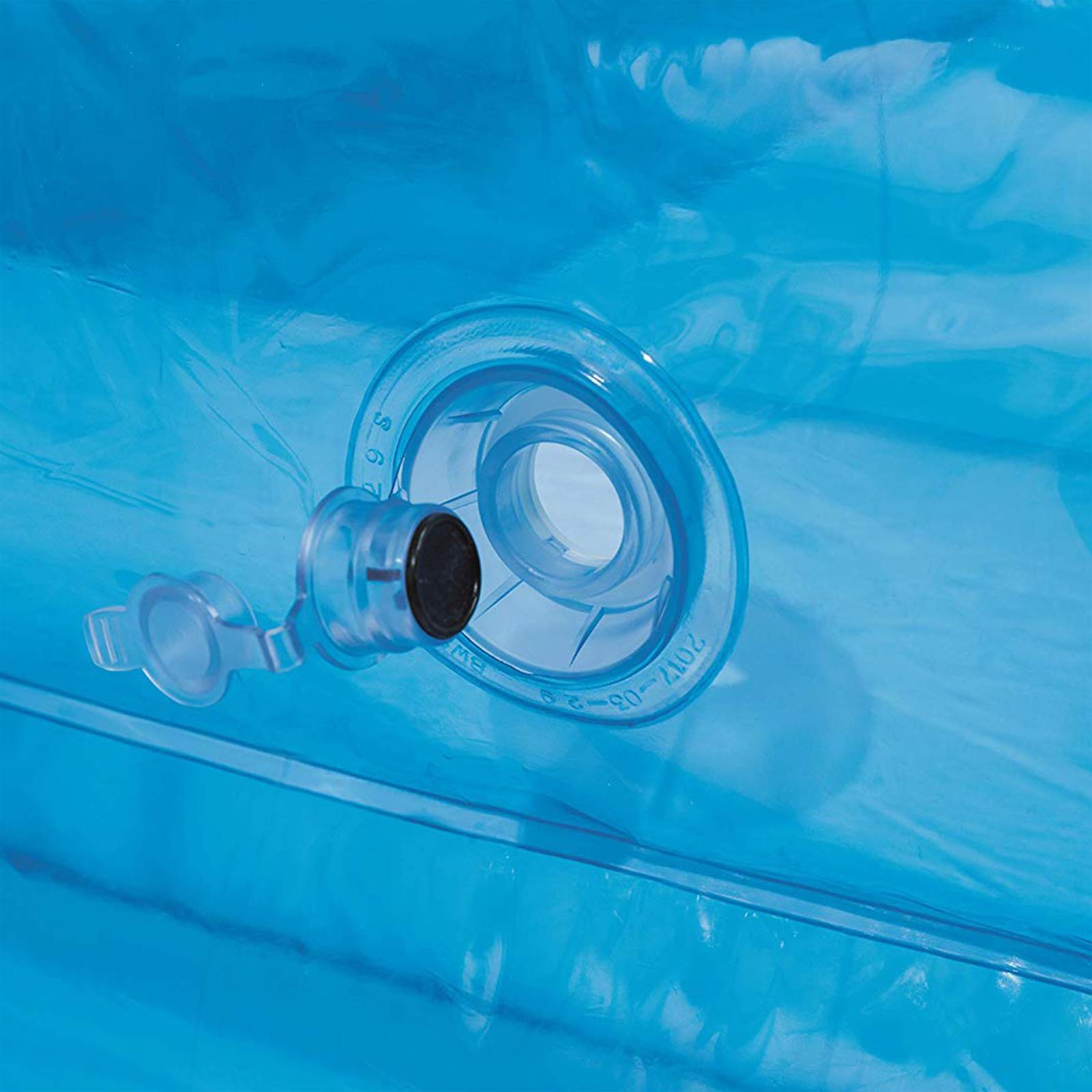 PISCINA GONFIABILE RETTANGOLARE 305 X 183 CM DA GIARDINO BALCONE VERANDA BAMBINI