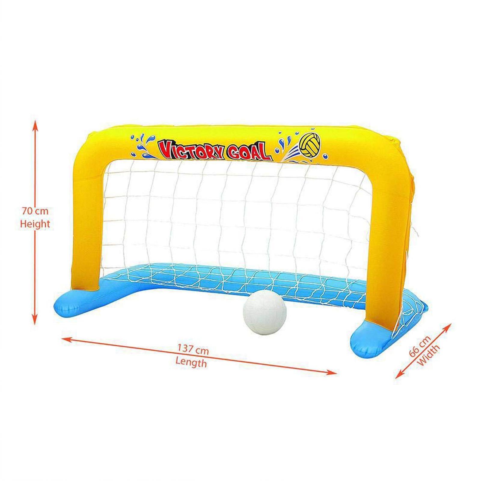 SET RETE PALLANUOTO CON PALLA GONFIABILE PER PISCINA 137 X 66 CM PISCINE GIOCHI