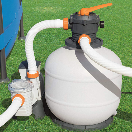 Pompa di filtraggio a sabbia per piscine fuori terra depuratore a pressione da 7571 lt/h