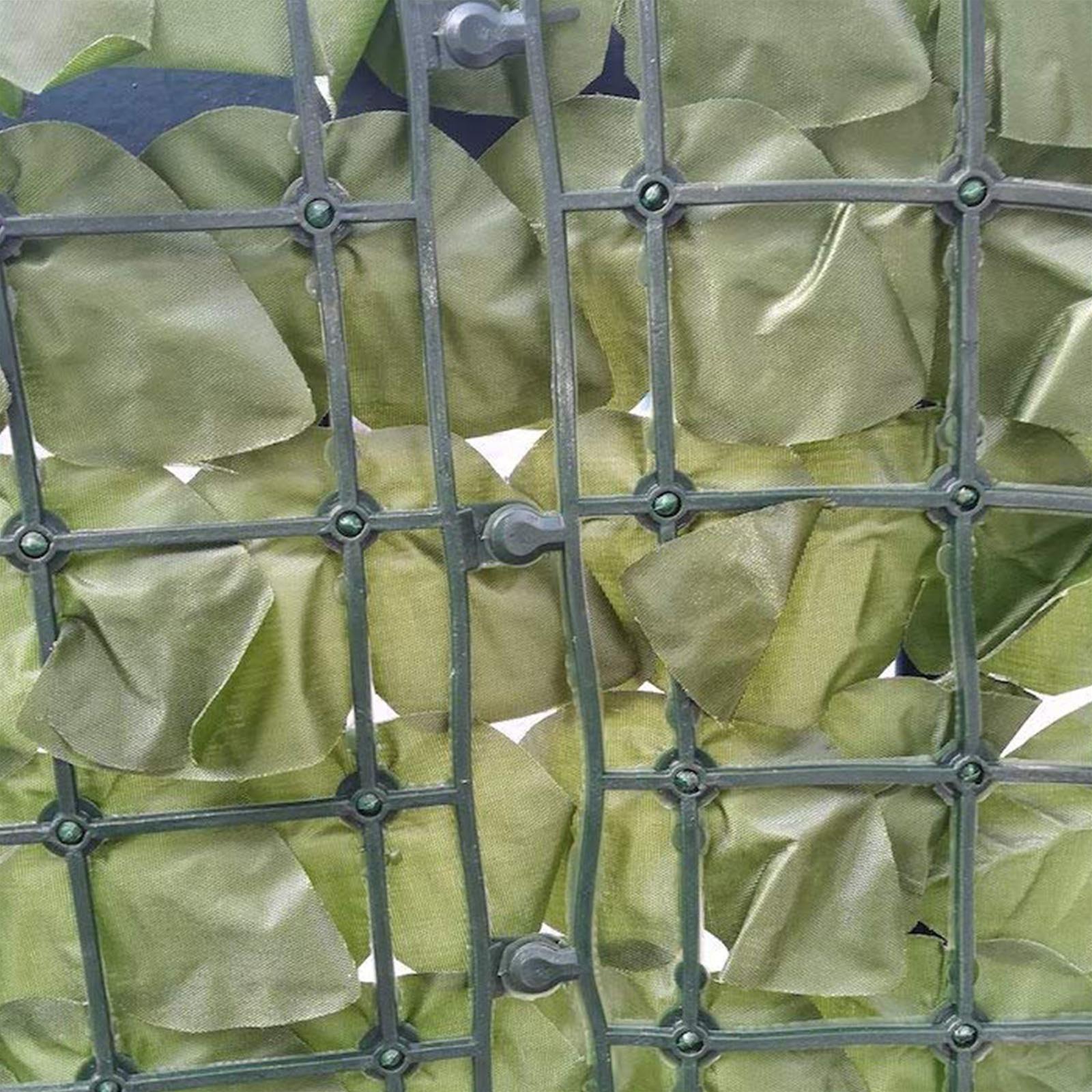 SIEPE FINTA PER COPERTURA BALCONE 1X3 ARTIFICIALE FOGLIA EDERA SINTETICA ANTICADUTA