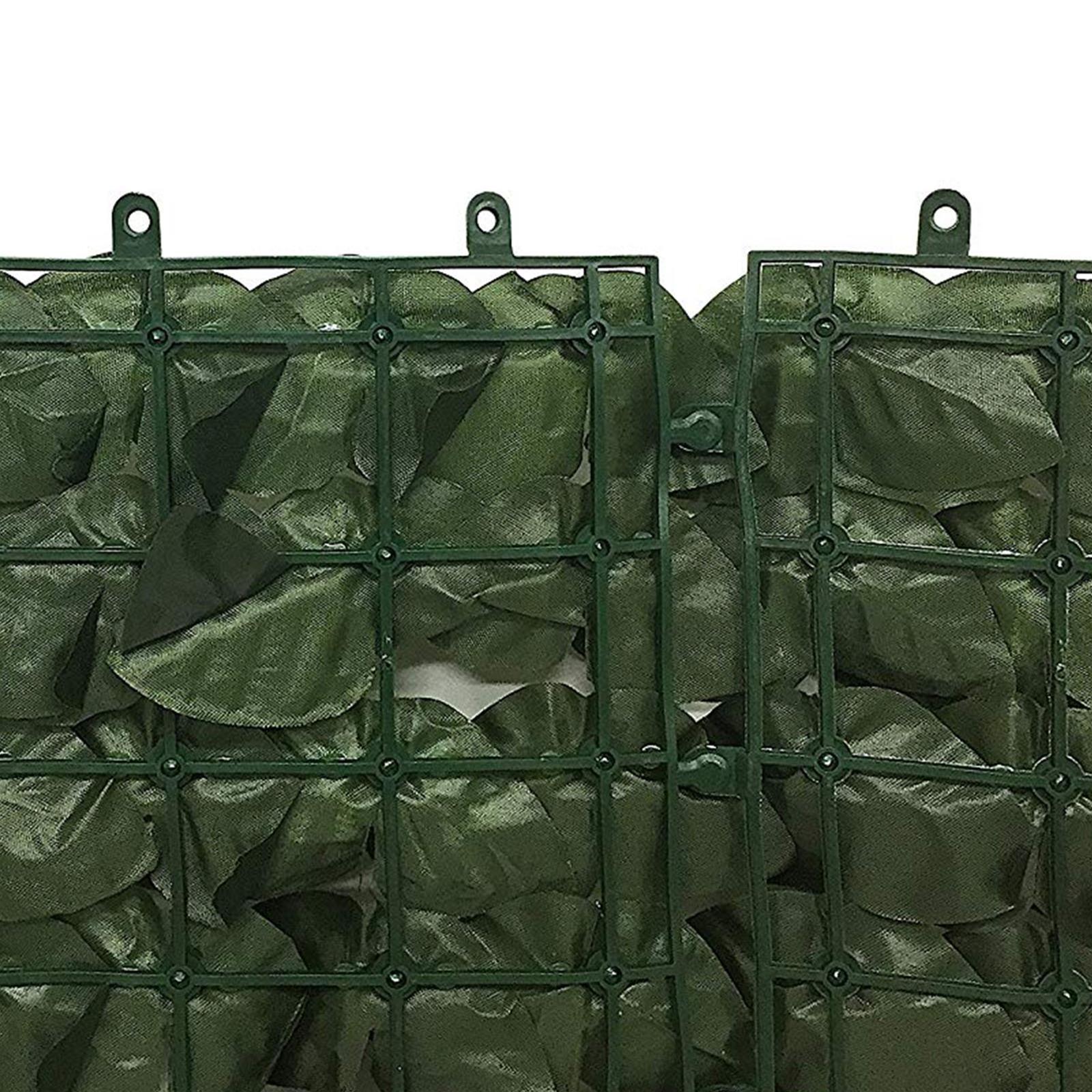 SIEPE FINTA PER COPERTURA BALCONE 1X3 ARTIFICIALE FOGLIA EDERA SINTETICA ANTICADUTA