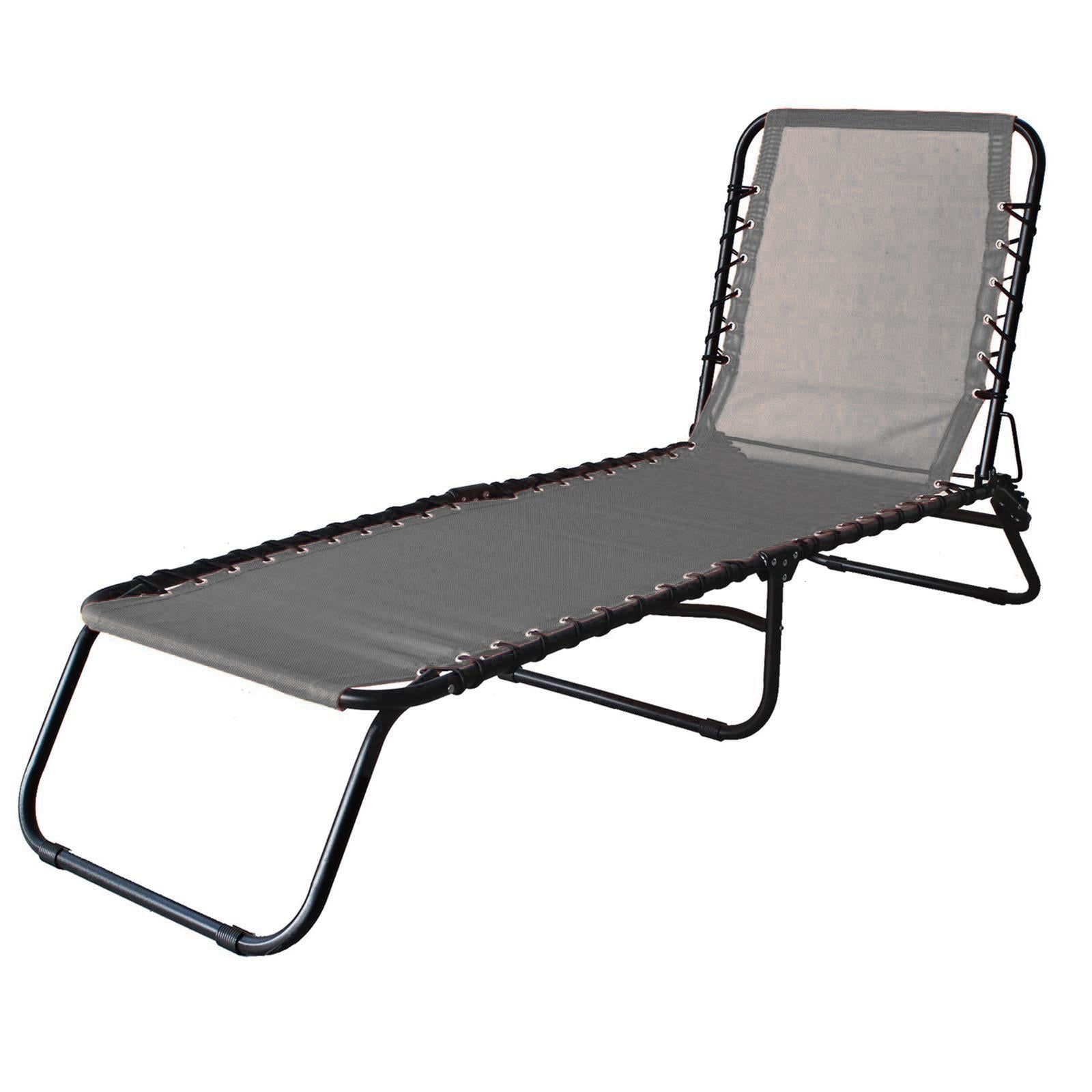 Lettino prendisole pieghevole "Pantelleria" in textilene da spiaggia e balcone