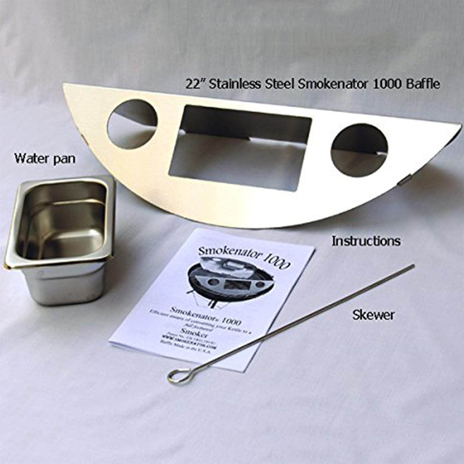 AFFUMICATORE DA BARBECUE SMOKENATOR 1000 WEBER 57 CM AD ACQUA BBQ