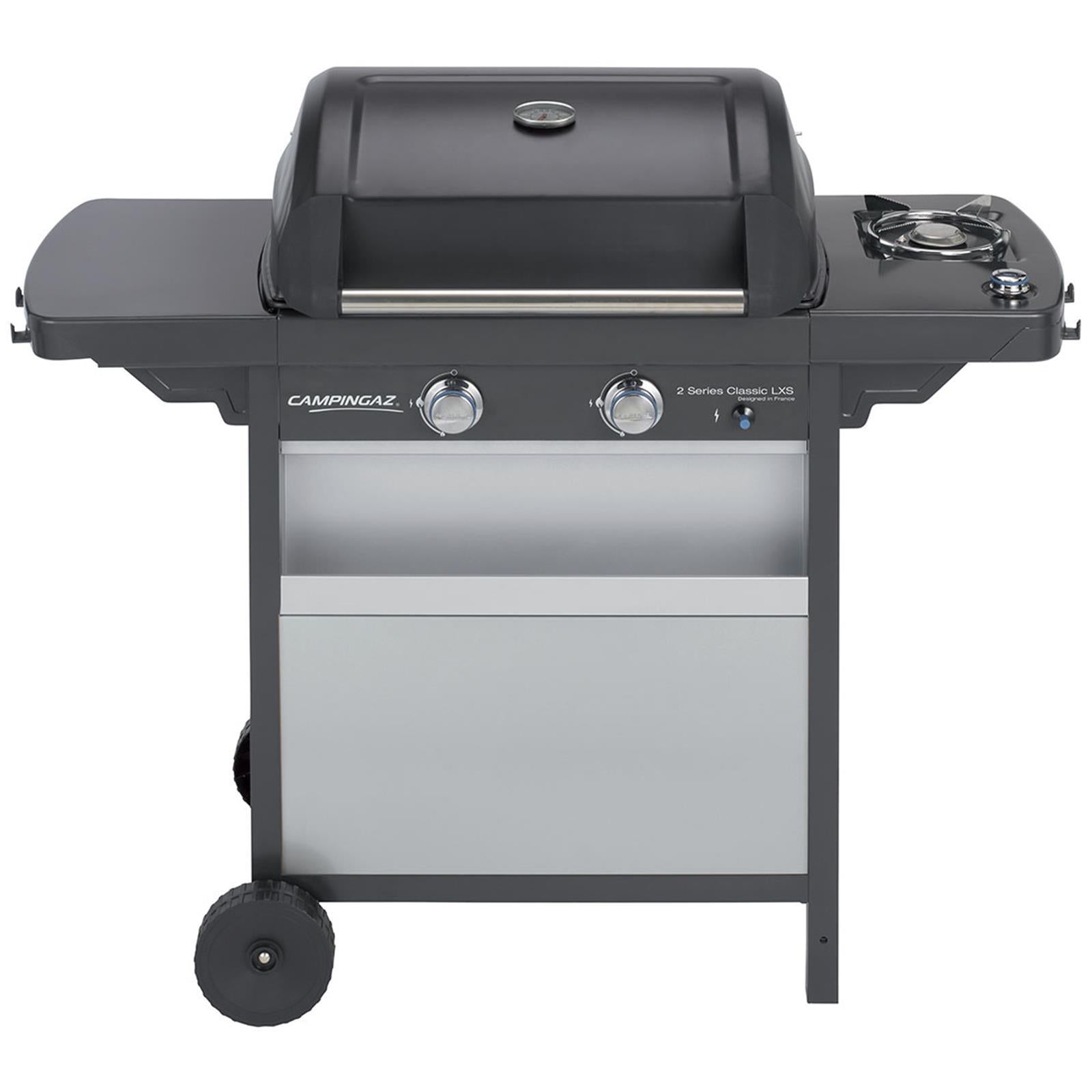 BARBECUE BBQ FORNELLO BRACE GRIGLIA CON RUOTE A GAS 2 SERIES LXS 2 BRUCIATORI