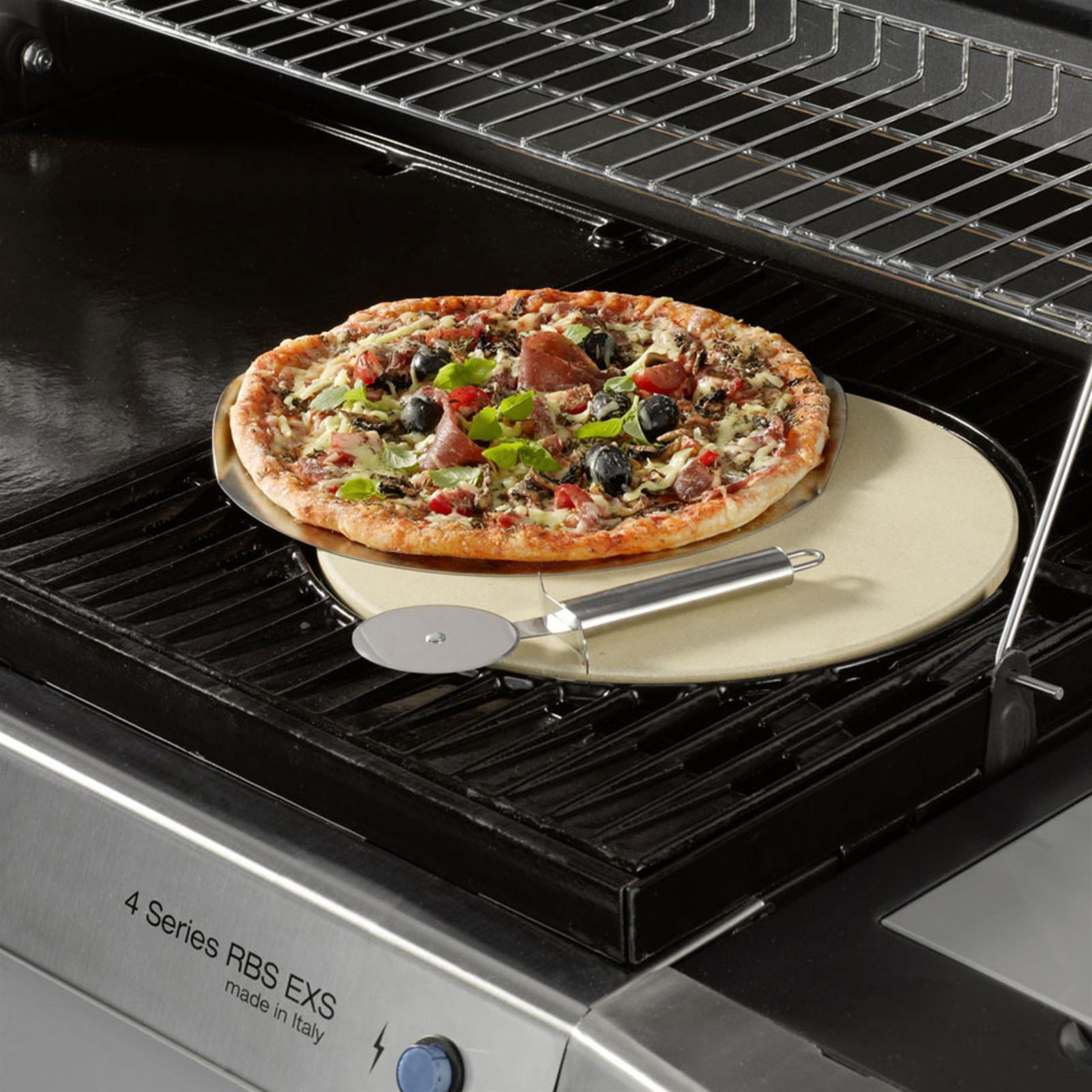 Pietra in ceramica per cottura pizza accessorio barbecue Weber da 57 cm