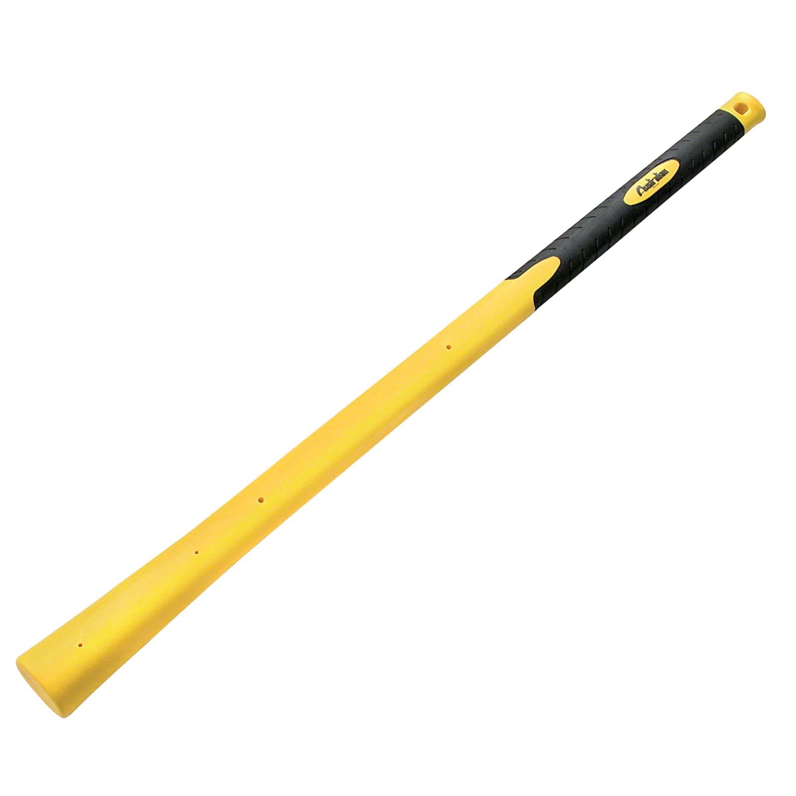 Manico ricambio in fibra di vetro per piccone e mazza impugnatura in gomma testa ovale