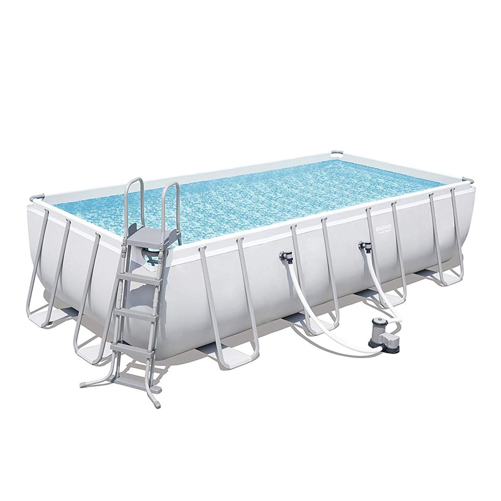 PISCINA RETTANGOLARE 549x274xH122 CON FILTRO E SCALETTA DA GIARDINO