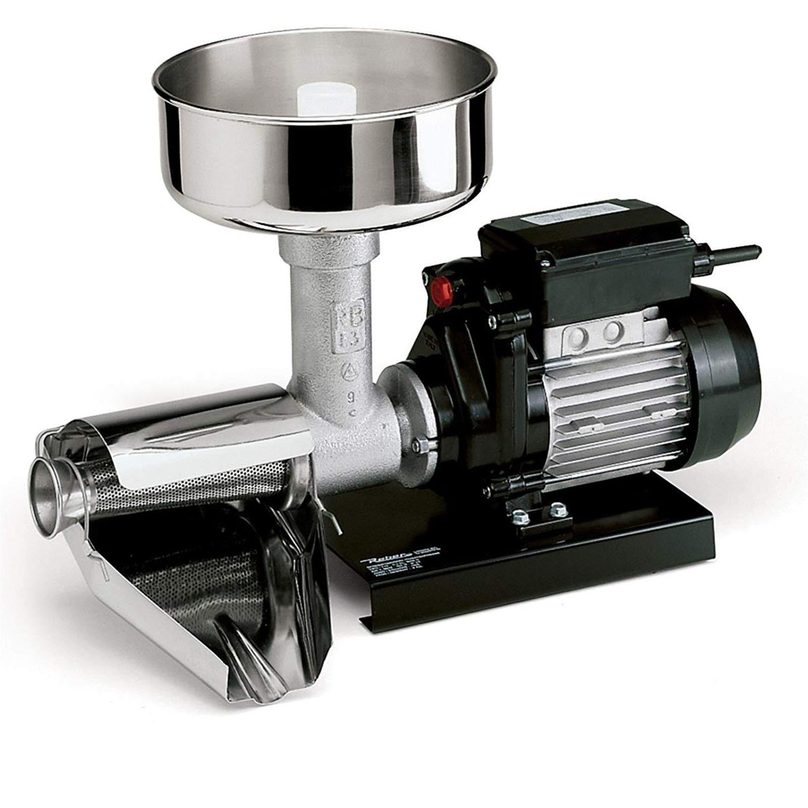 Motoriduttore con spremipomodoro "serie 9000" con ventola di raffreddamento per passata