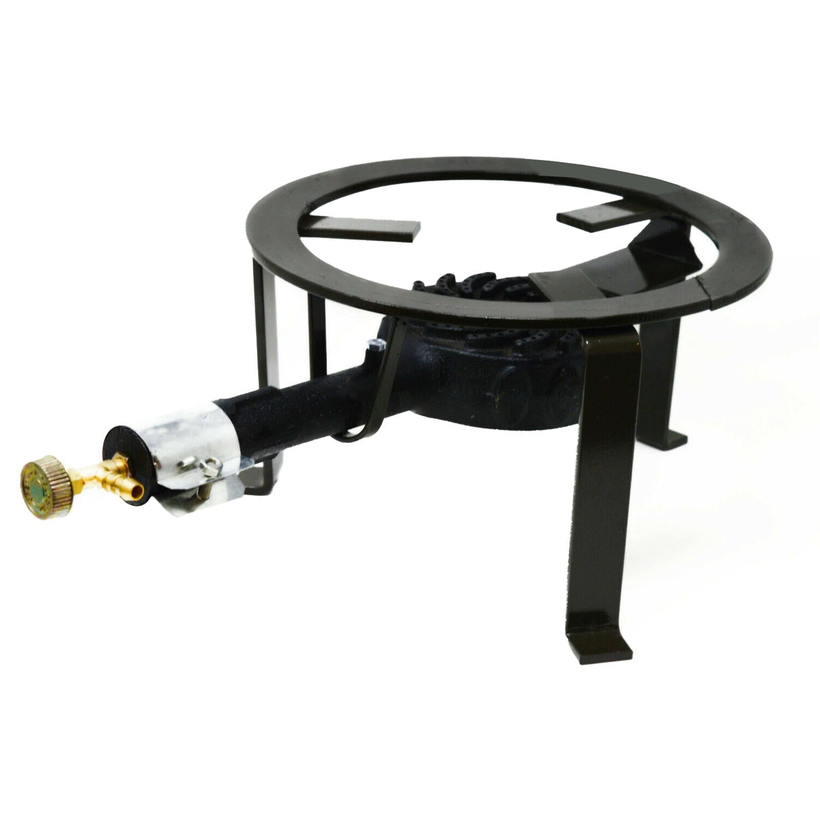 Fornellone a gas 3 piedi per passata di pomodoro telaio in metallo ø 30 cm 1041/30