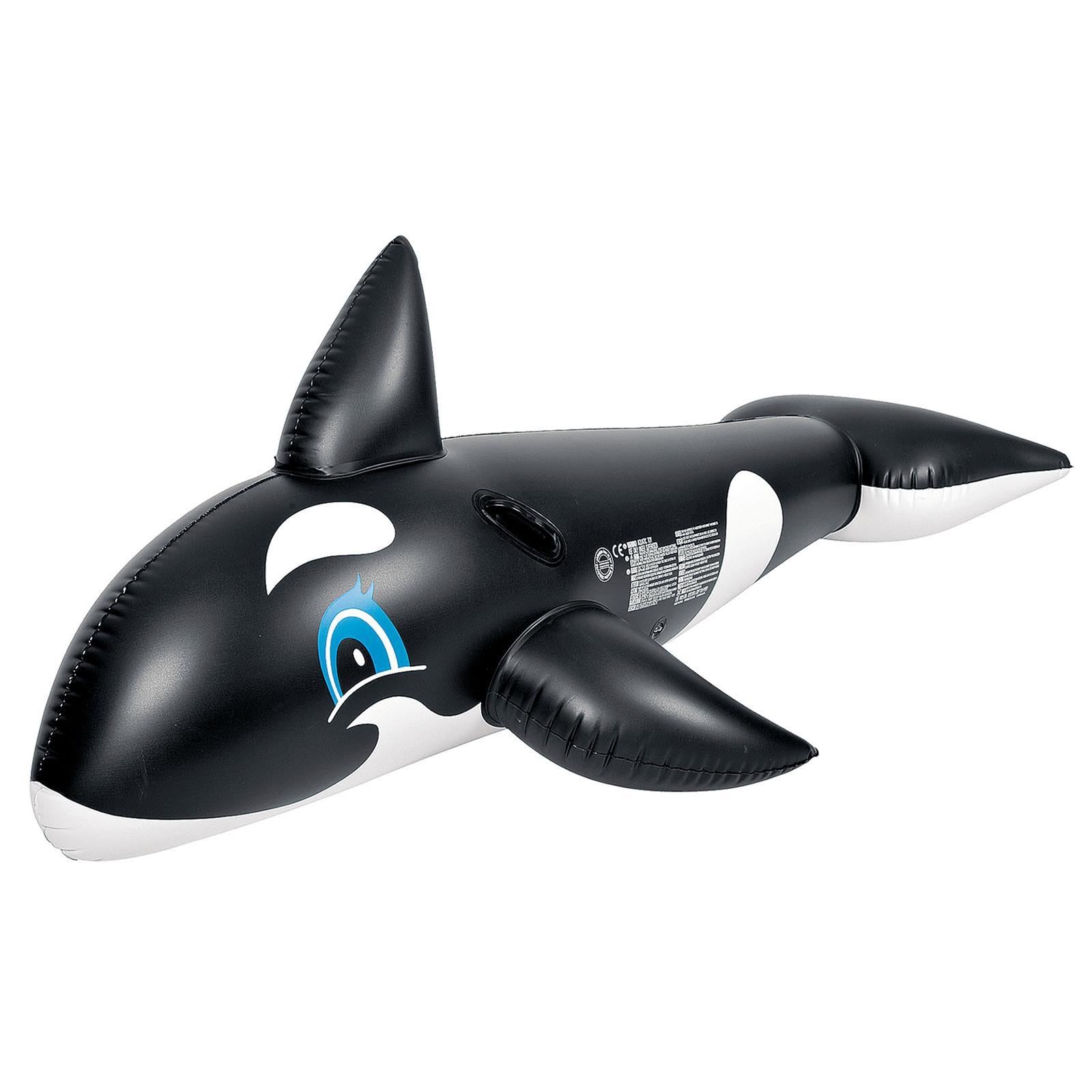 Gonfiabile cavalcabile Orca assassina da mare e piscina 190 x 92 cm