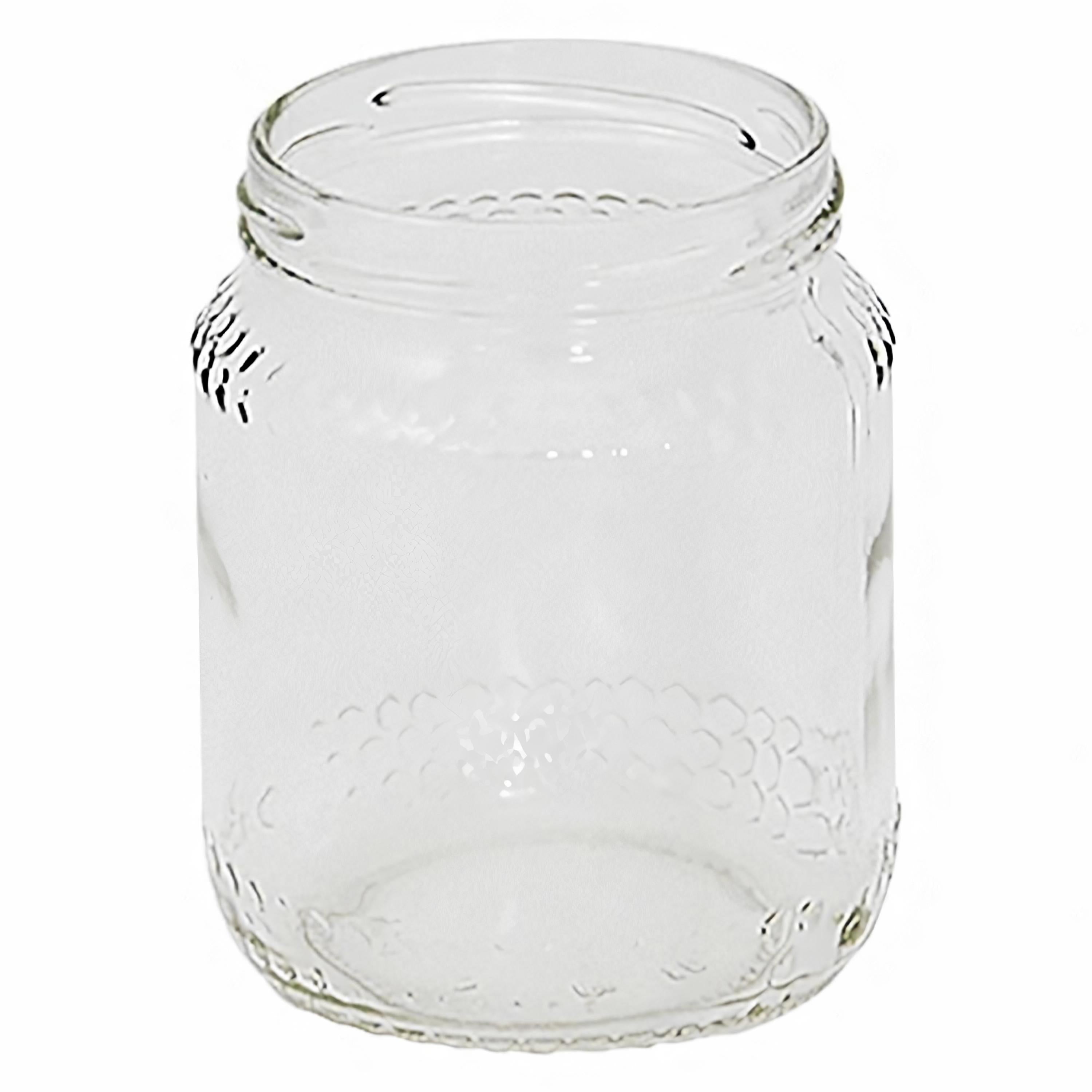 Vaso in vetro "Miele" per alimenti e conserve con imboccatura Twist Off