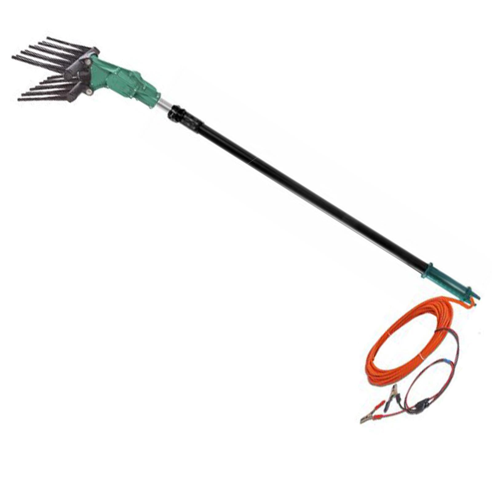 Abbacchiatore elettrico a batteria "Olivar Electric" 12 volt con asta telescopica per raccolta olive